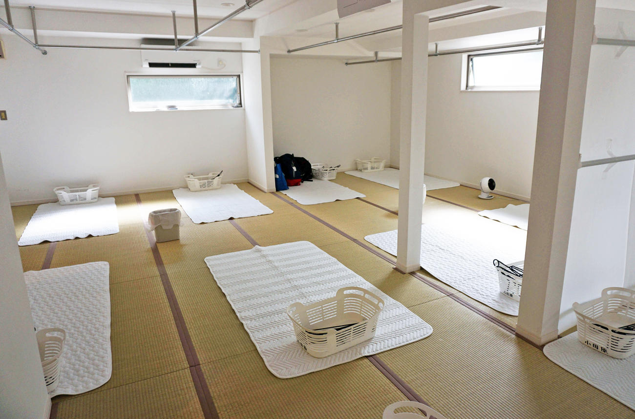 練習部屋だった離れがガールズ控え室用にリフォームされた