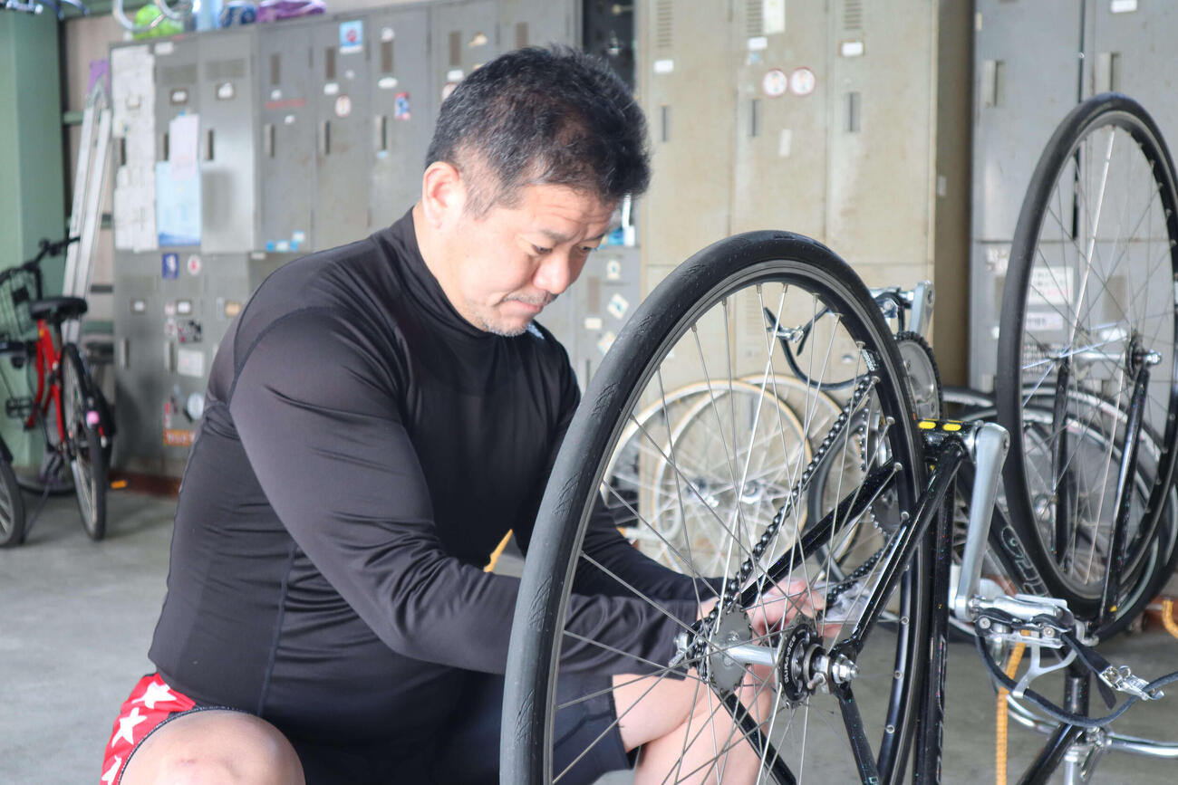 最後の瞬間まで練習、自転車と真摯に向き合った