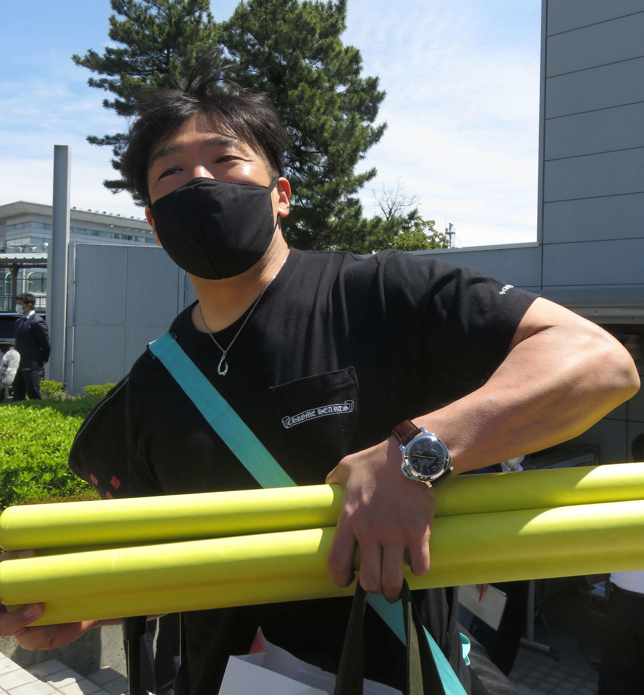 西武園G3完全優勝のご褒美に買った時計を見せる野口裕史