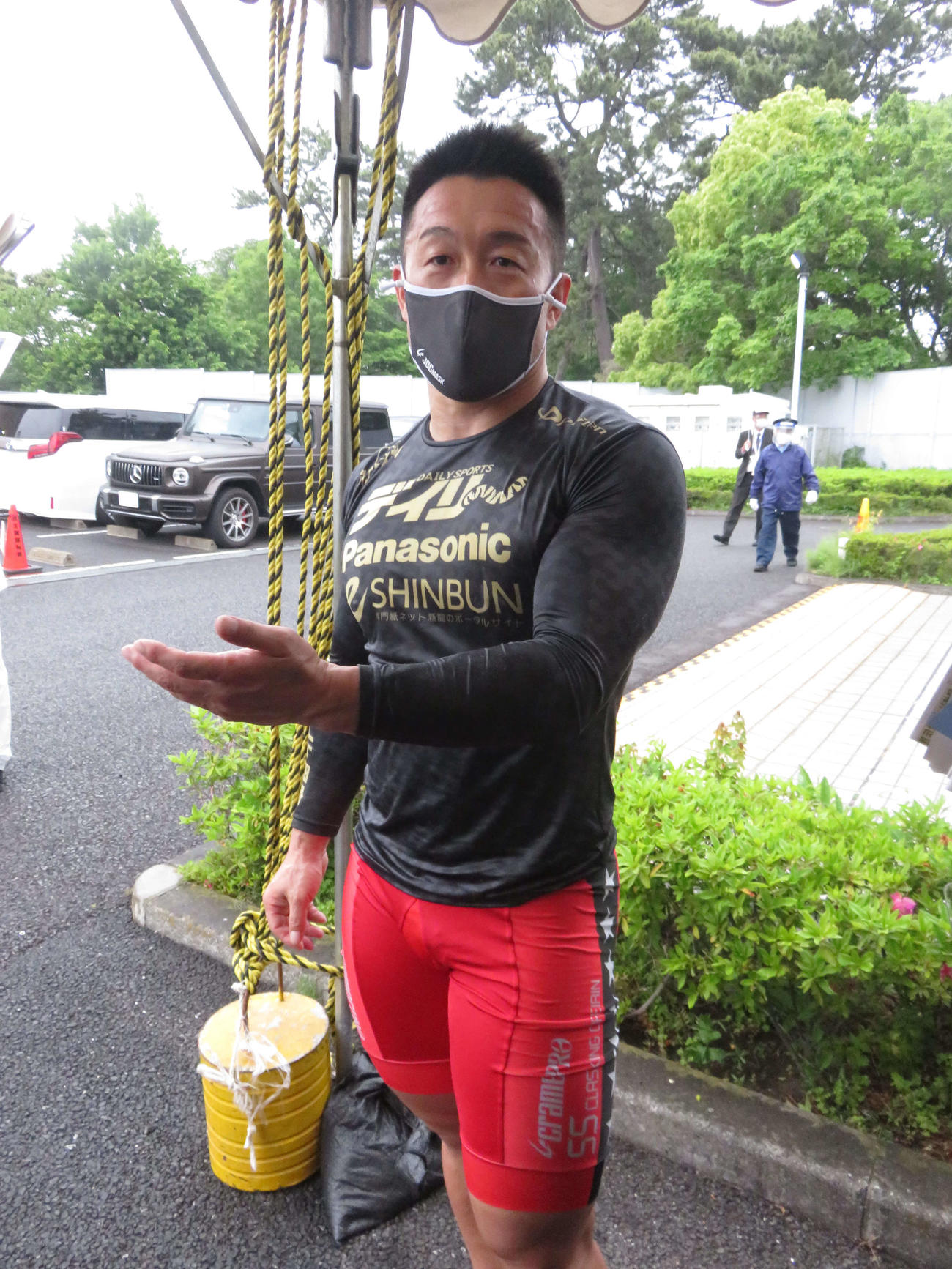 準決で松浦悠士との連係が決まった佐藤慎太郎