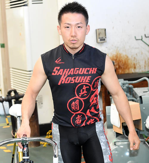 坂口晃輔が地元G2に意気込んだ（撮影・前岡正明）