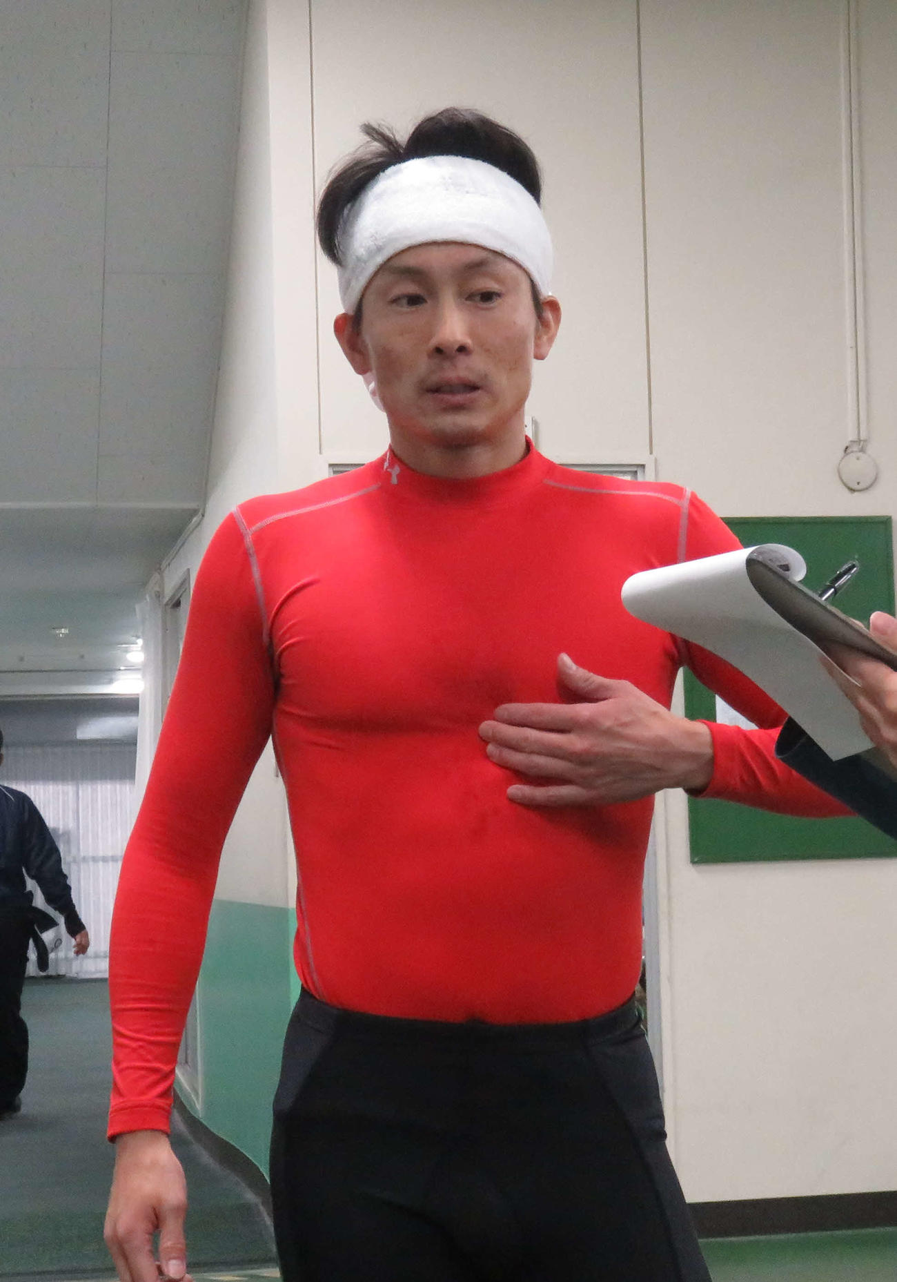 快勝劇を振り返る渡辺馨