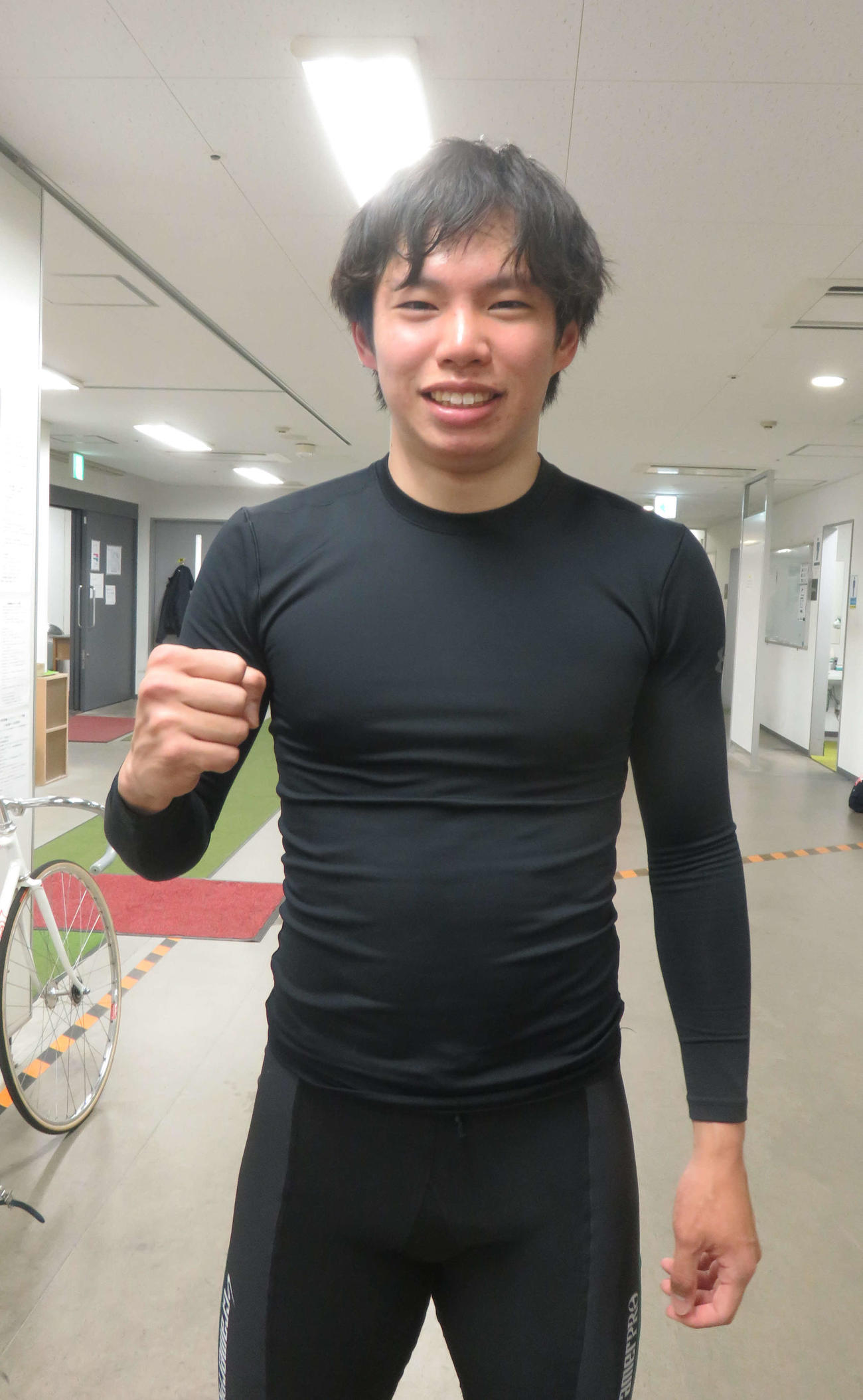準決一番乗りを決めた阿部架惟都（撮影・栗田文人）