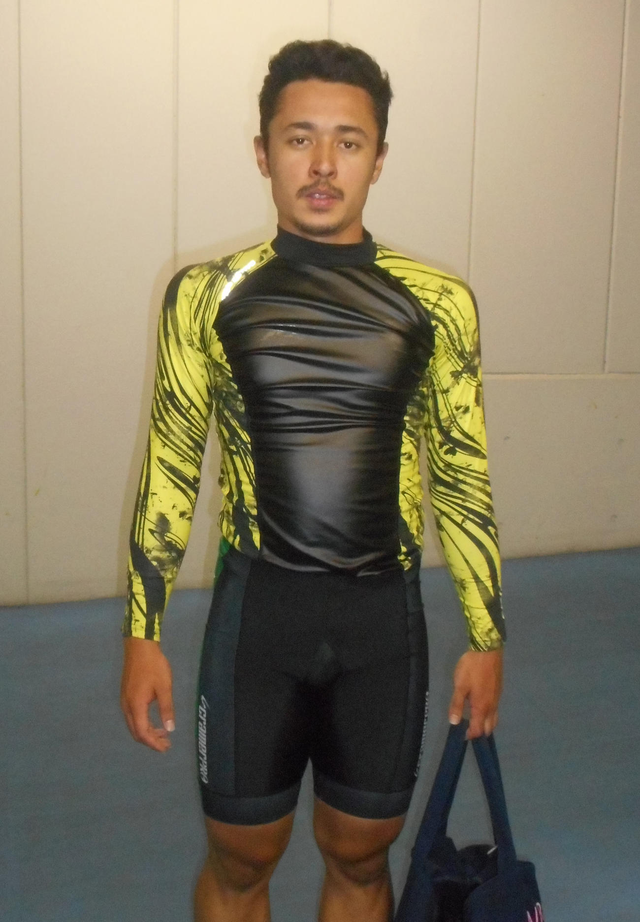 今期初勝利を挙げてホッとした表情のラモスレオ（撮影・岡田晋）