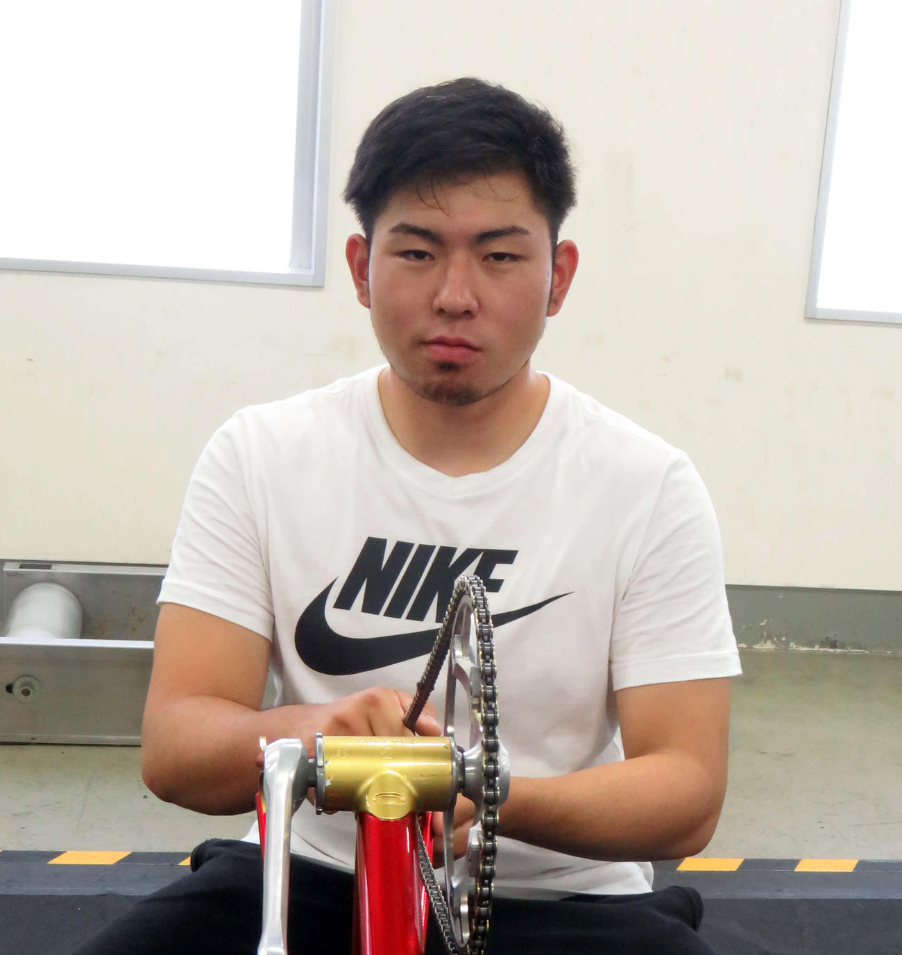 2場所連続の完全Vを狙う長田龍拳（撮影・栗田文人）