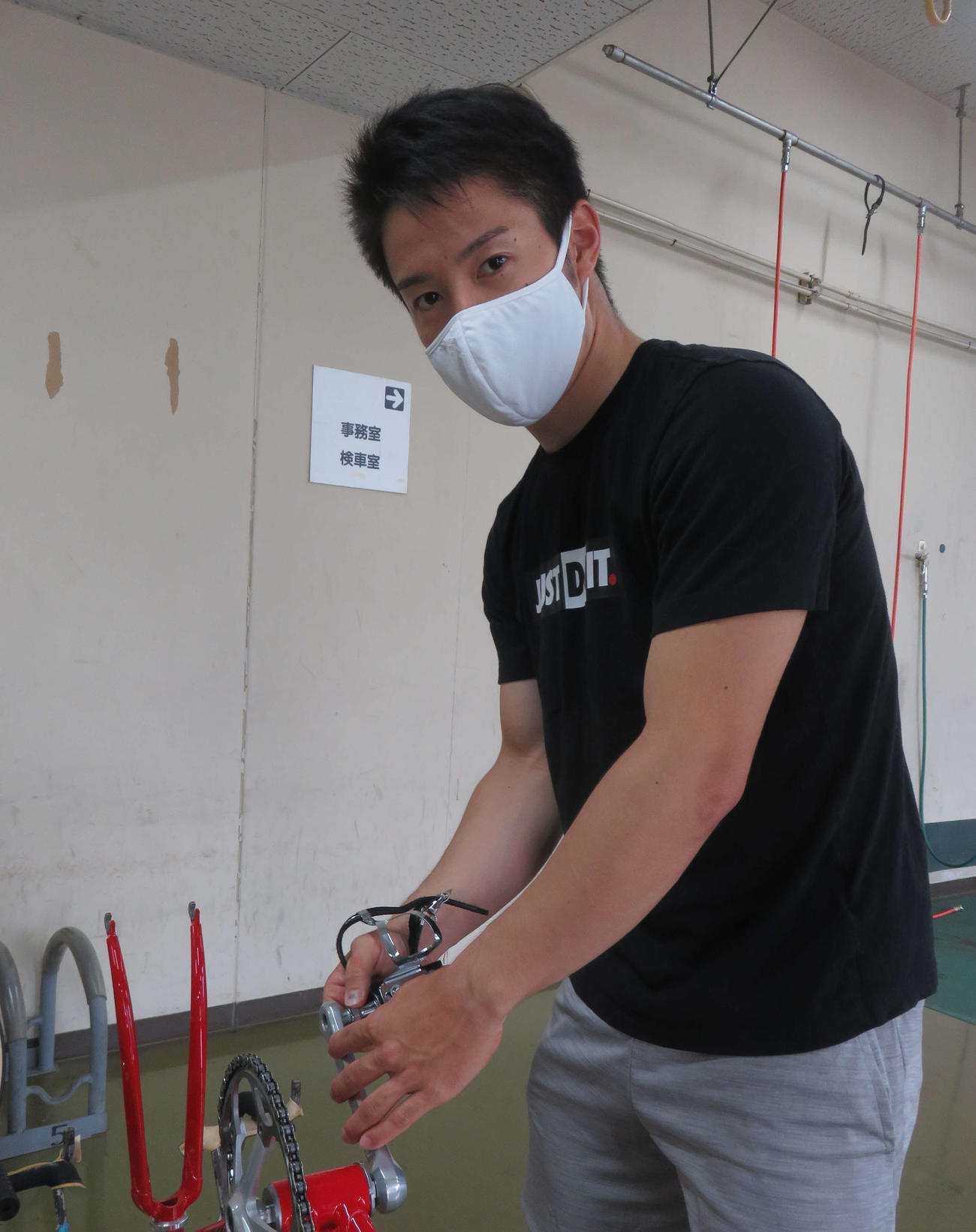 青森で再スタートを切る新人藤田周磨（撮影・栗田文人）