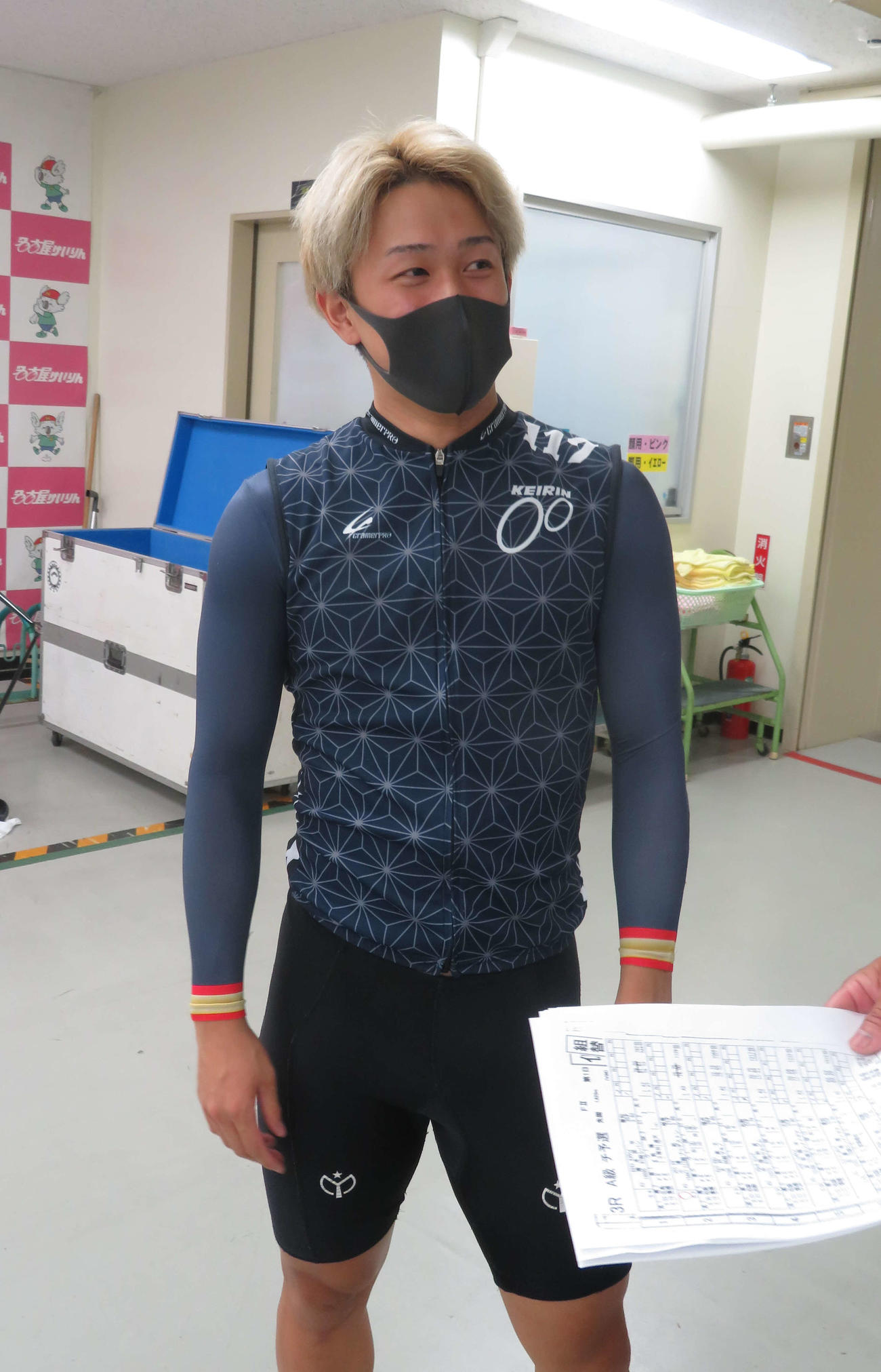 練習で10秒台を連発した小浦凪（撮影・杉森洋一）