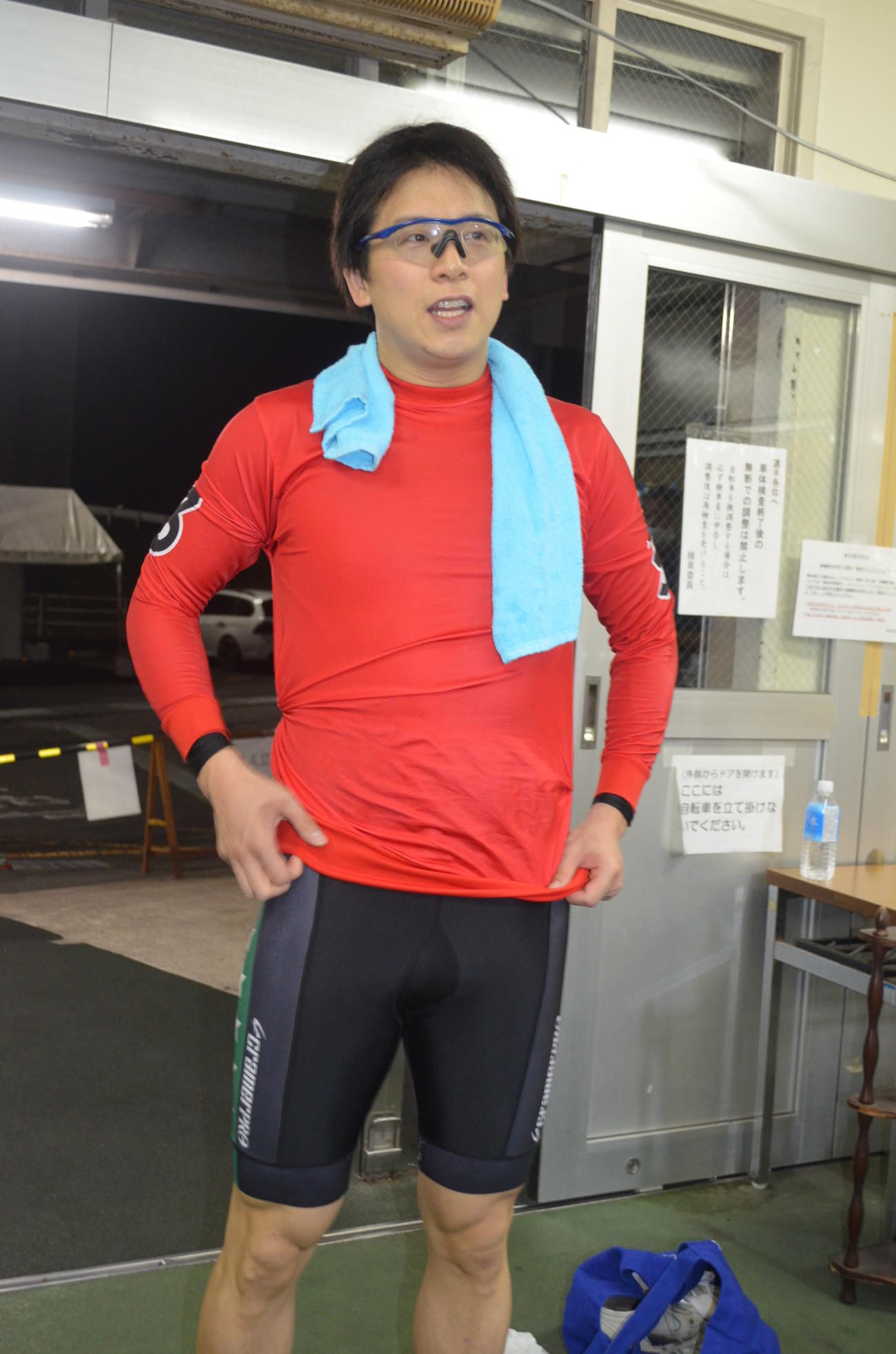 予選8Rで若手の武田亮を相手に勝利した片折勇輝
