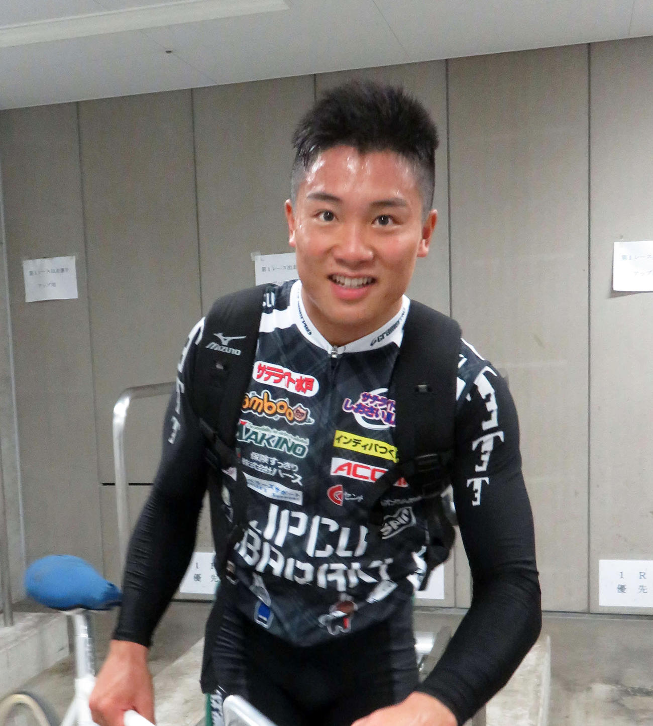 初体験の長走路で白星発進した梁島邦友（撮影・野島成浩）