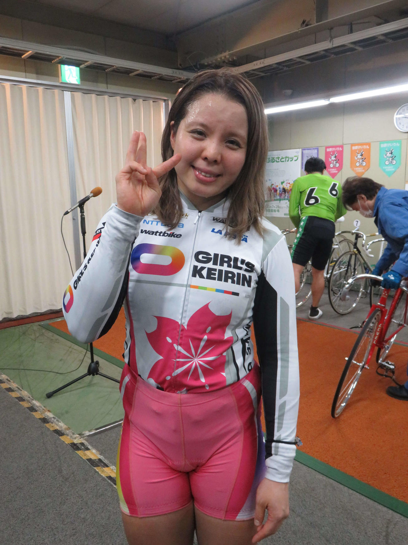史上6人目のガールズ300勝を達成した梶田舞（撮影・山本幸史）