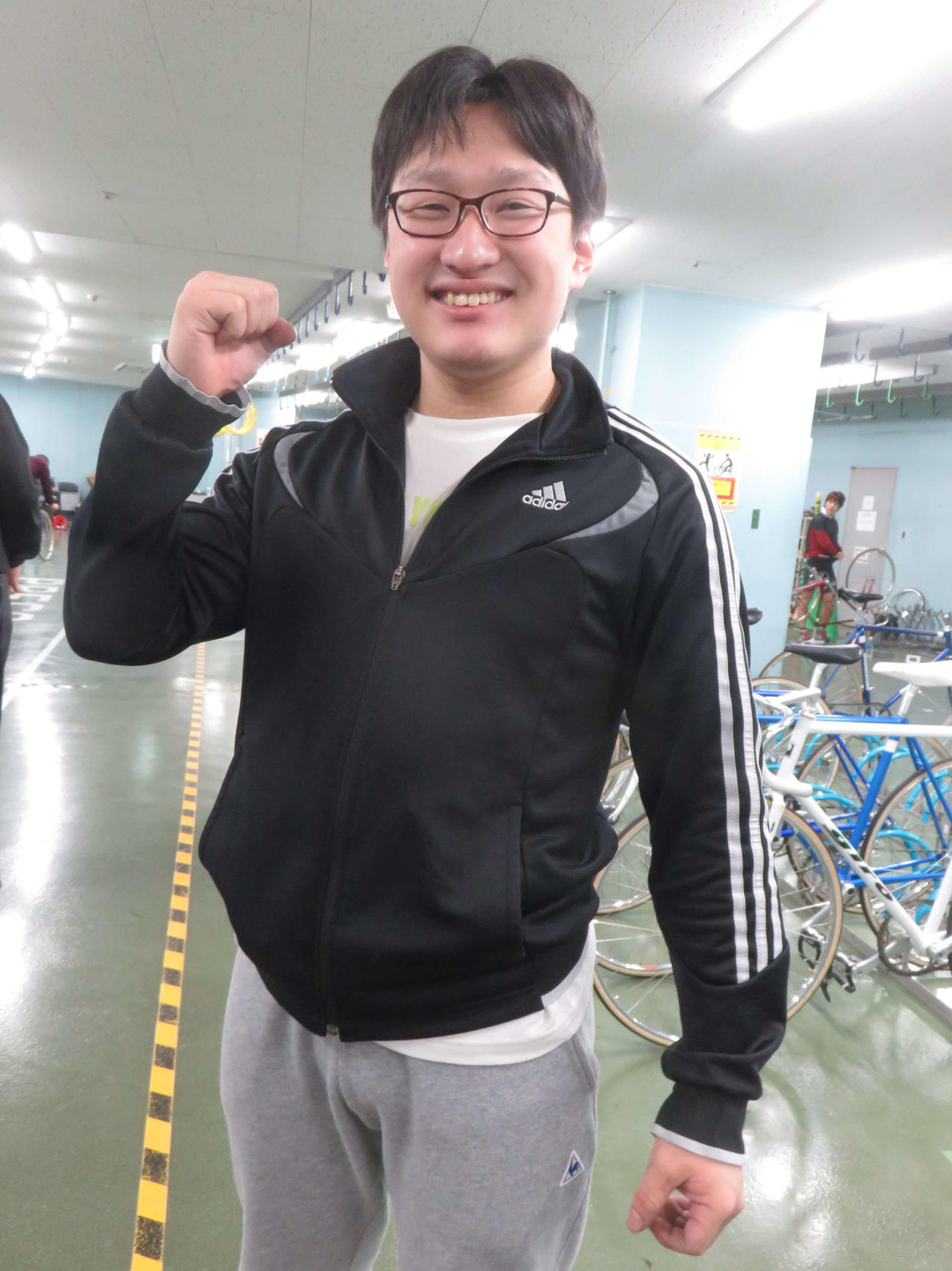 大好きな前橋で今年初Vを狙う水森湧太（撮影・栗田文人）