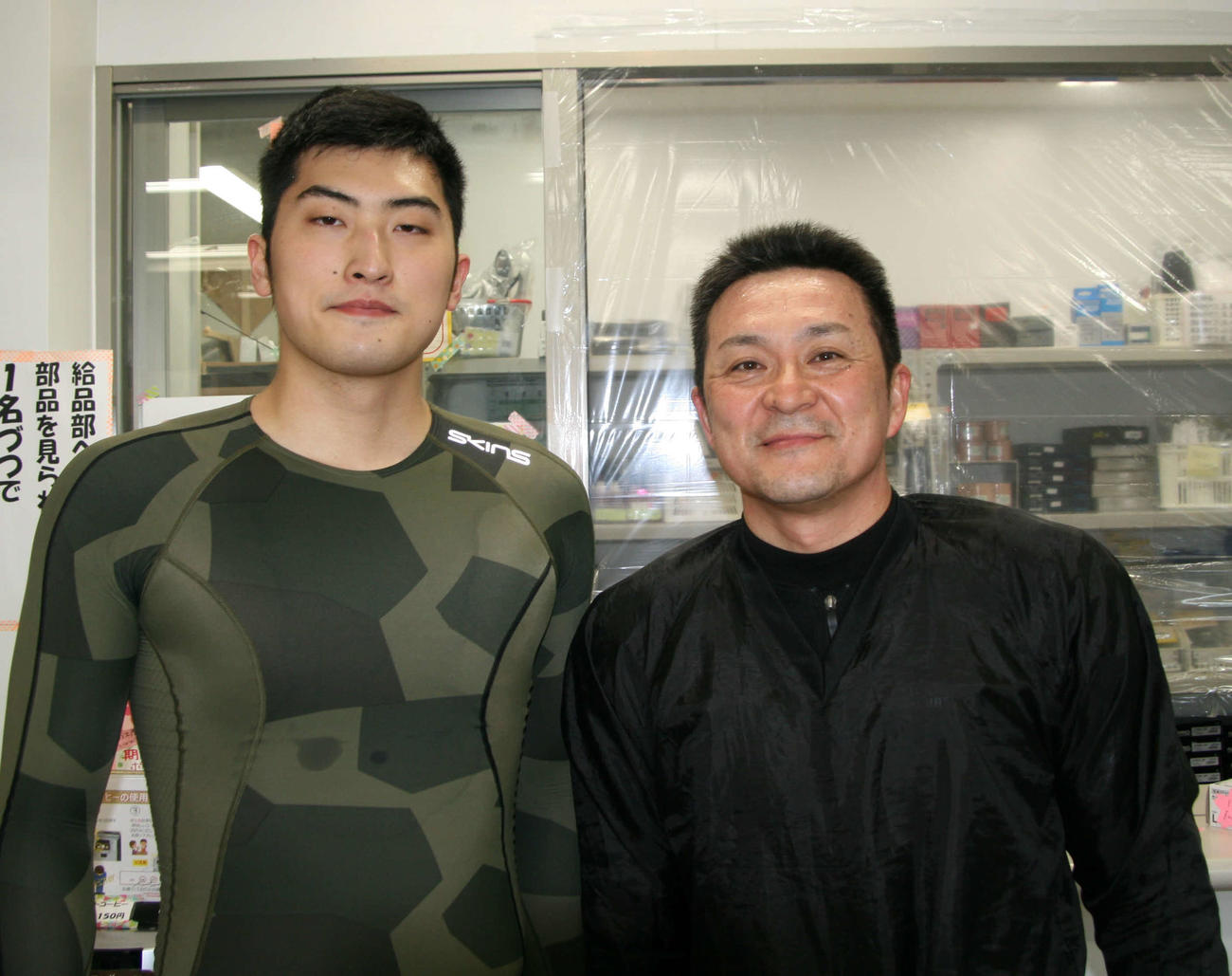 四国ワンツー決着の赤松誠一（右）と大平竜太郎（撮影・秋山正則）
