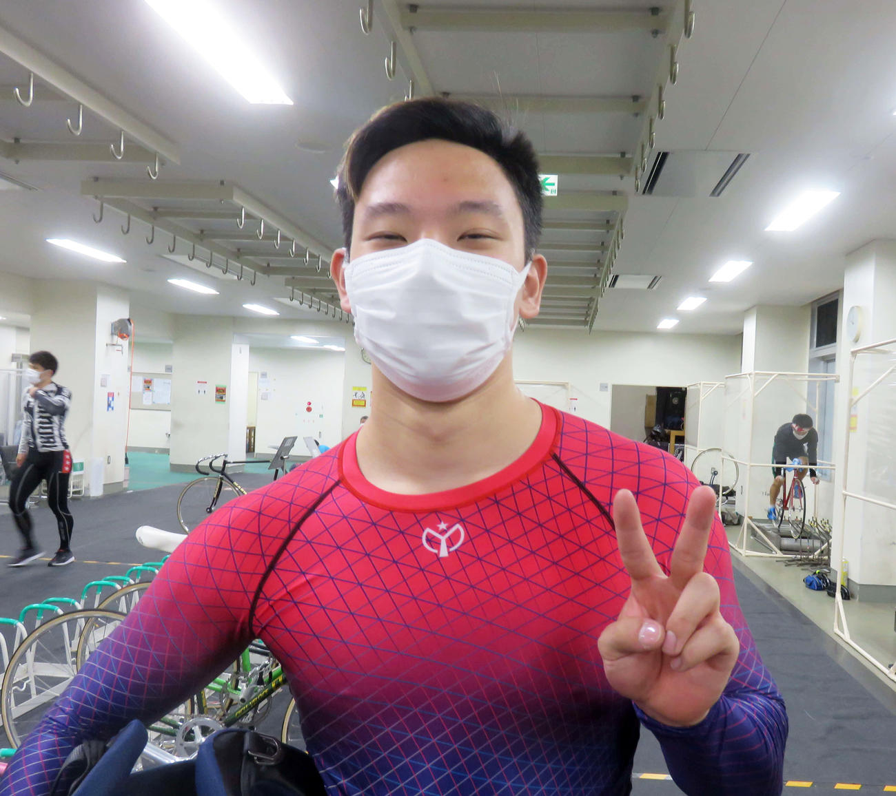 地元で初優勝を決めたい大森光明（撮影・中野公博）