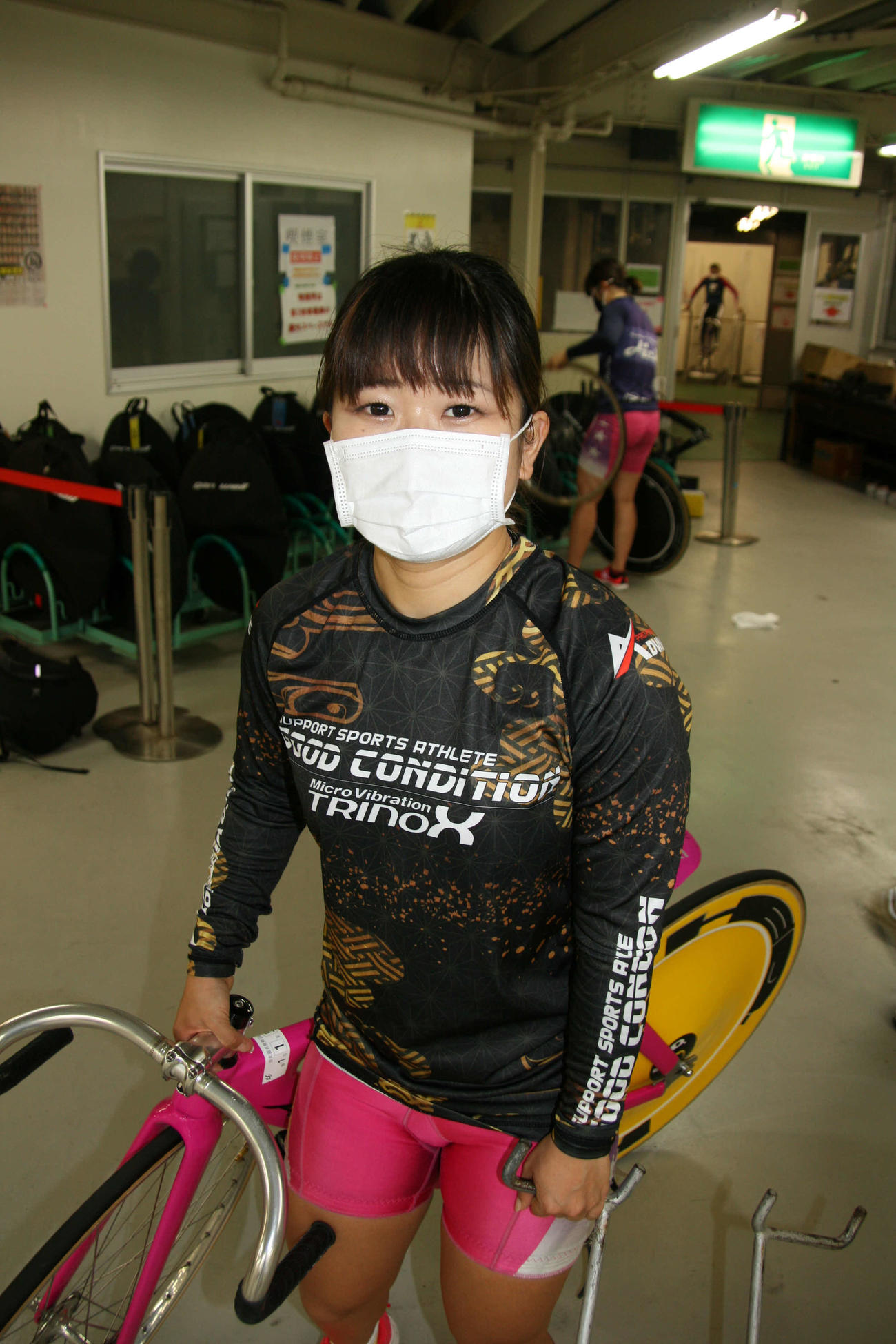 初日2着の大谷杏奈だが落車の相手を気遣い複雑な表情（撮影・秋山正則）