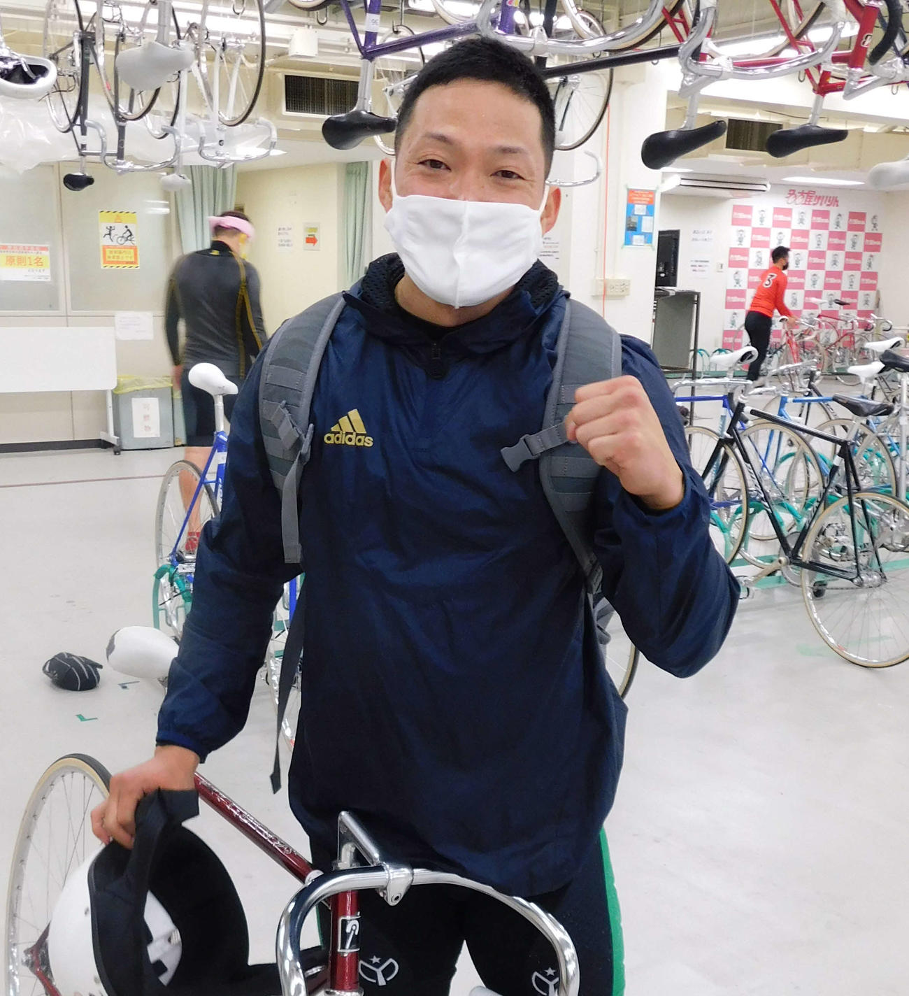 かつてのホームバンクで勝ち上がりに成功した佐藤健太