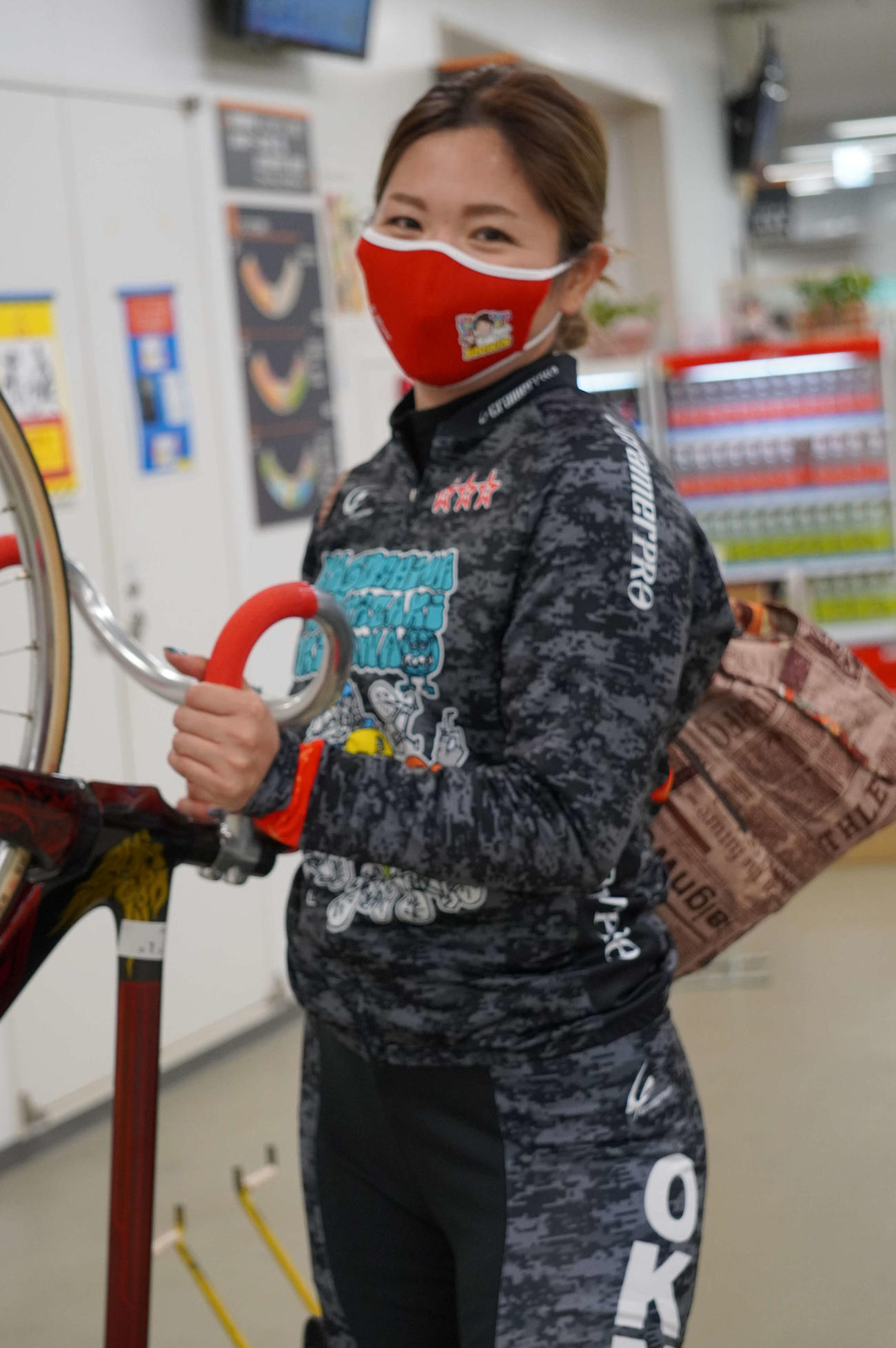 2着でも最後は納得顔の比嘉真梨代（撮影・秋山正則）