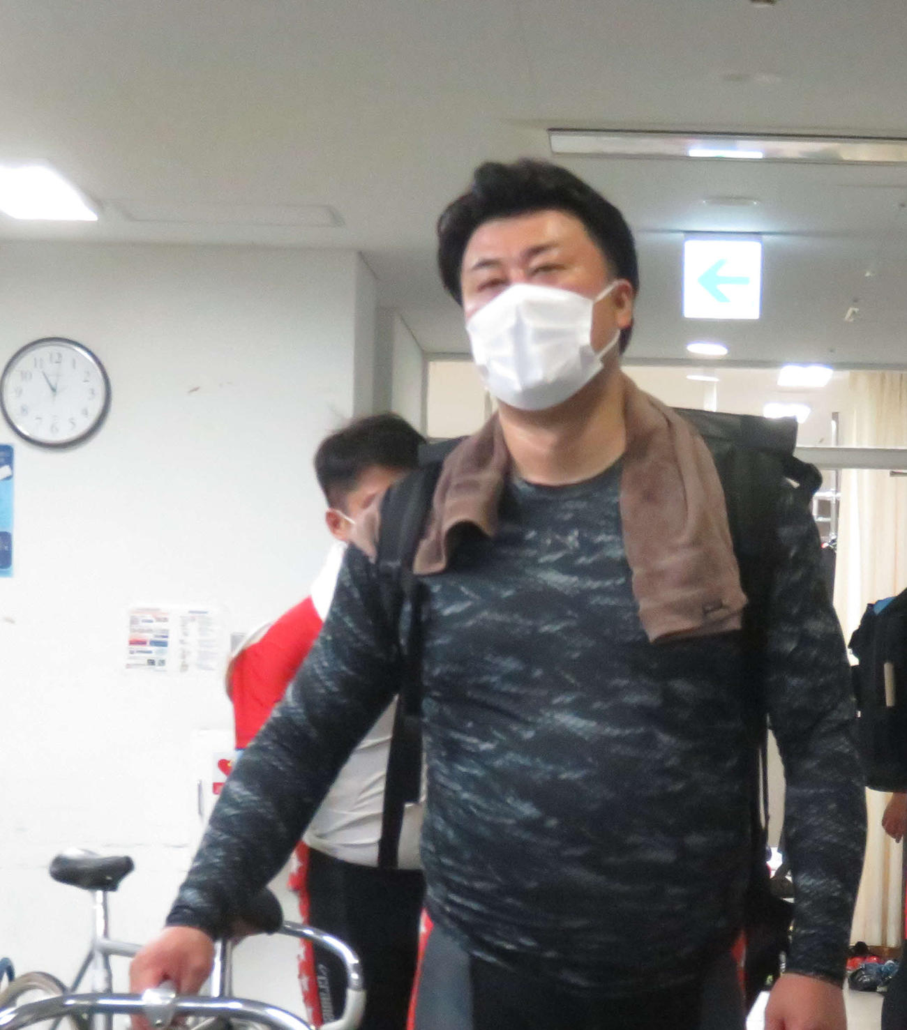 今年初の準決進出を決めた山口貴弘（撮影・野島成浩）