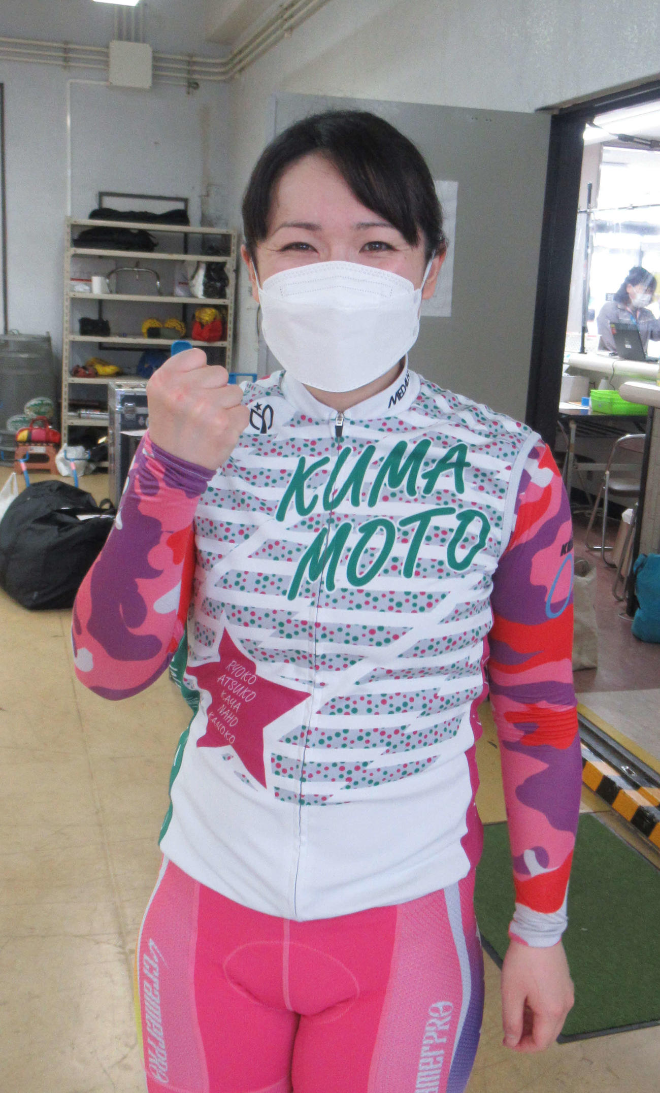 村田奈穂が“準地元バンク”で白星締めを目指す（撮影・山田敏明）