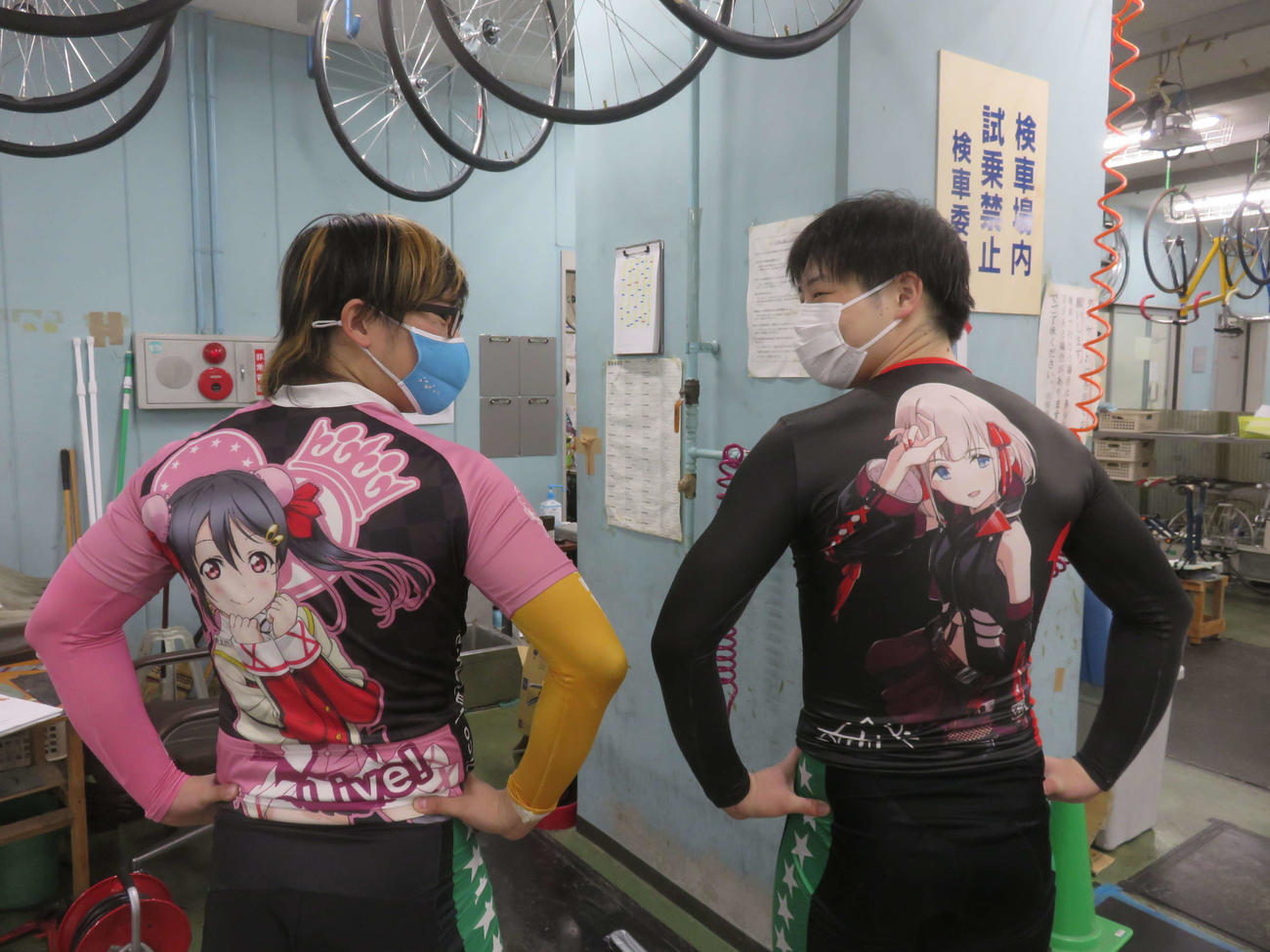 前橋競輪に奥出良（左）と田村風起、2人のオタクがそろった