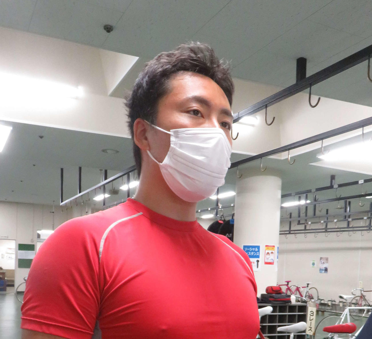 地元Vに意欲を見せる栗本尚宗