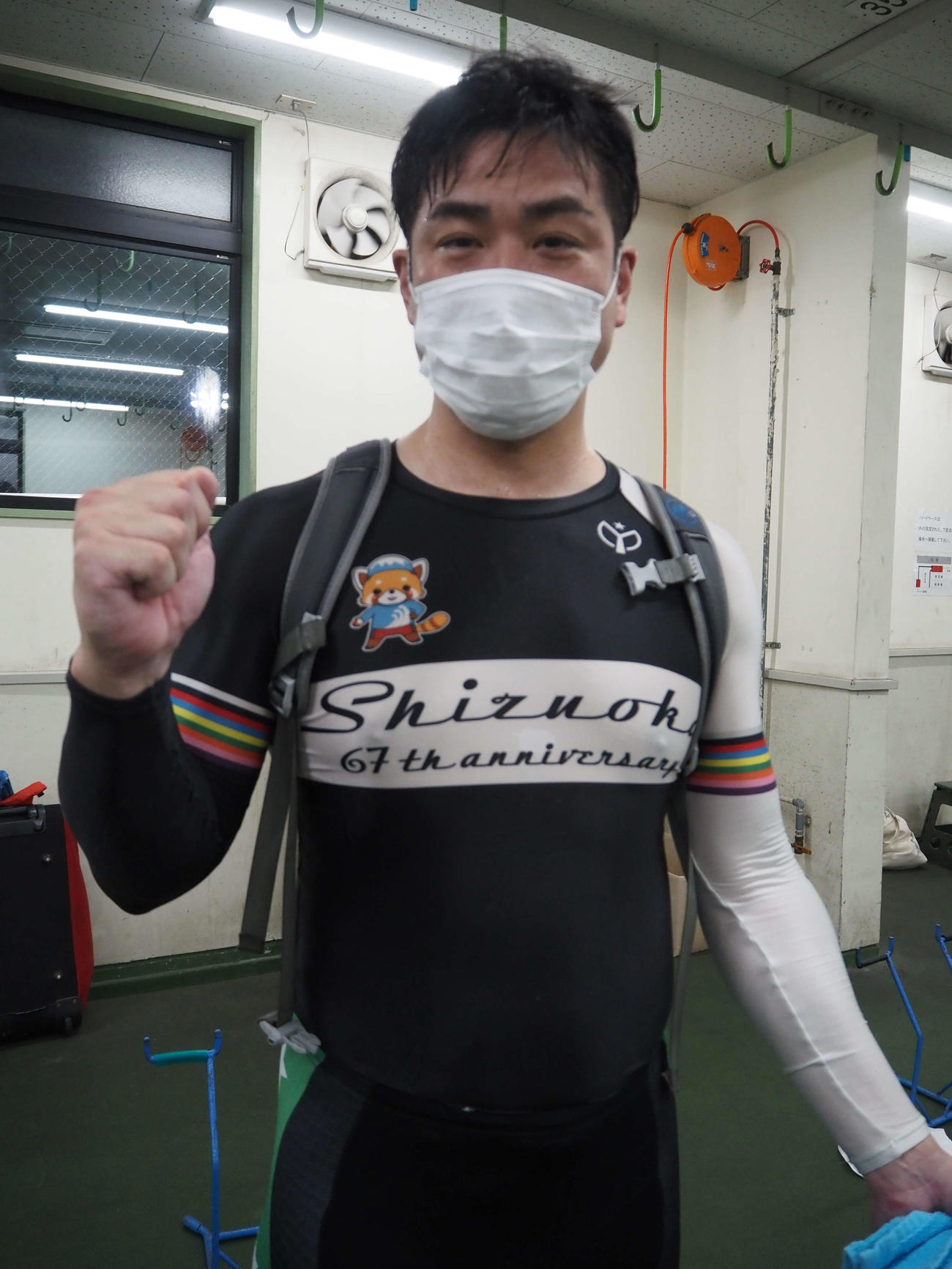 相性いい米倉剛志の番手で今期初勝利を挙げた松永晃典（撮影・音無剛）
