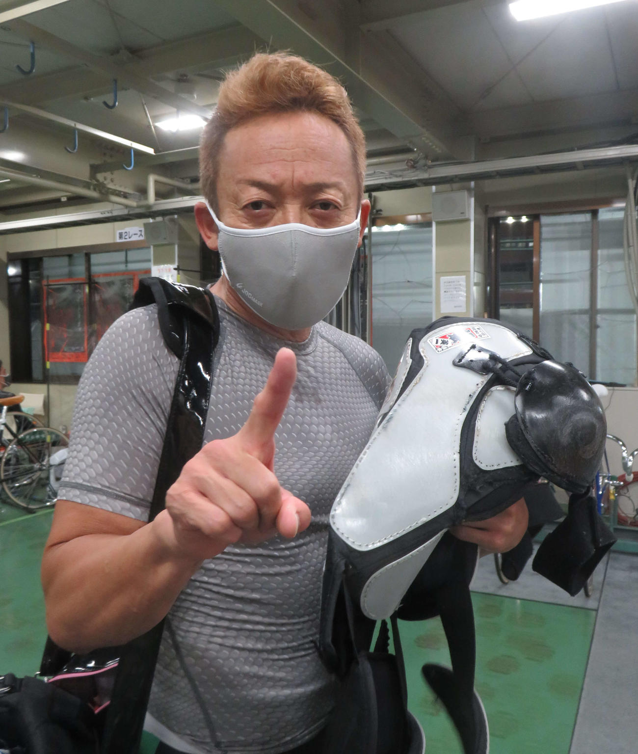 開幕戦を快勝したベテラン坂本英一（撮影・栗田文人）