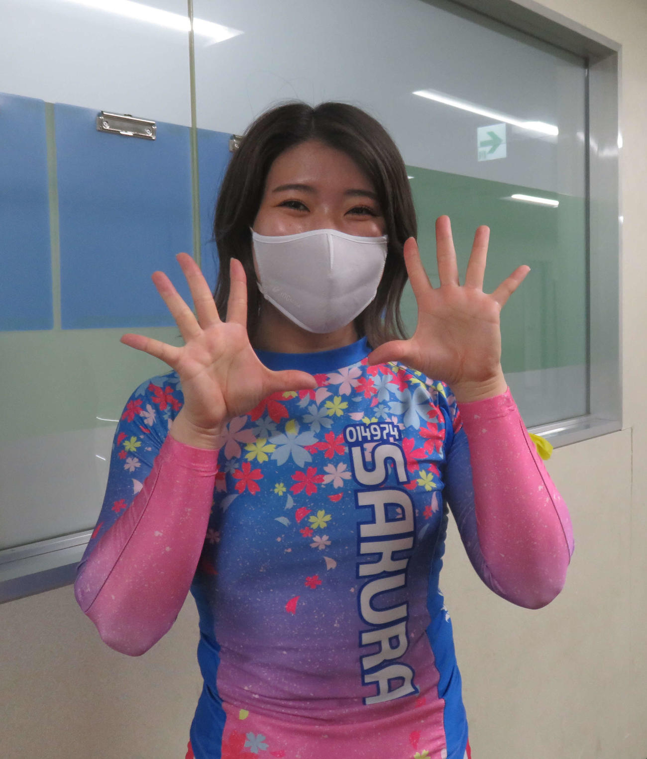 完全Vを狙う山原さくら