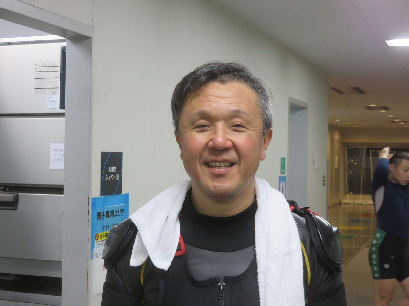 桜井紀幸は勝利にホッとした表情を見せた