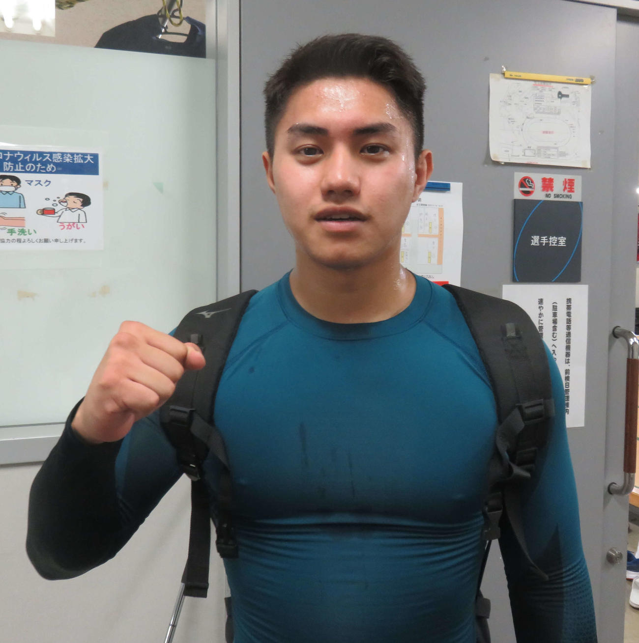 約半年ぶりの決勝進出を狙う村瀬大和（撮影・栗田文人）