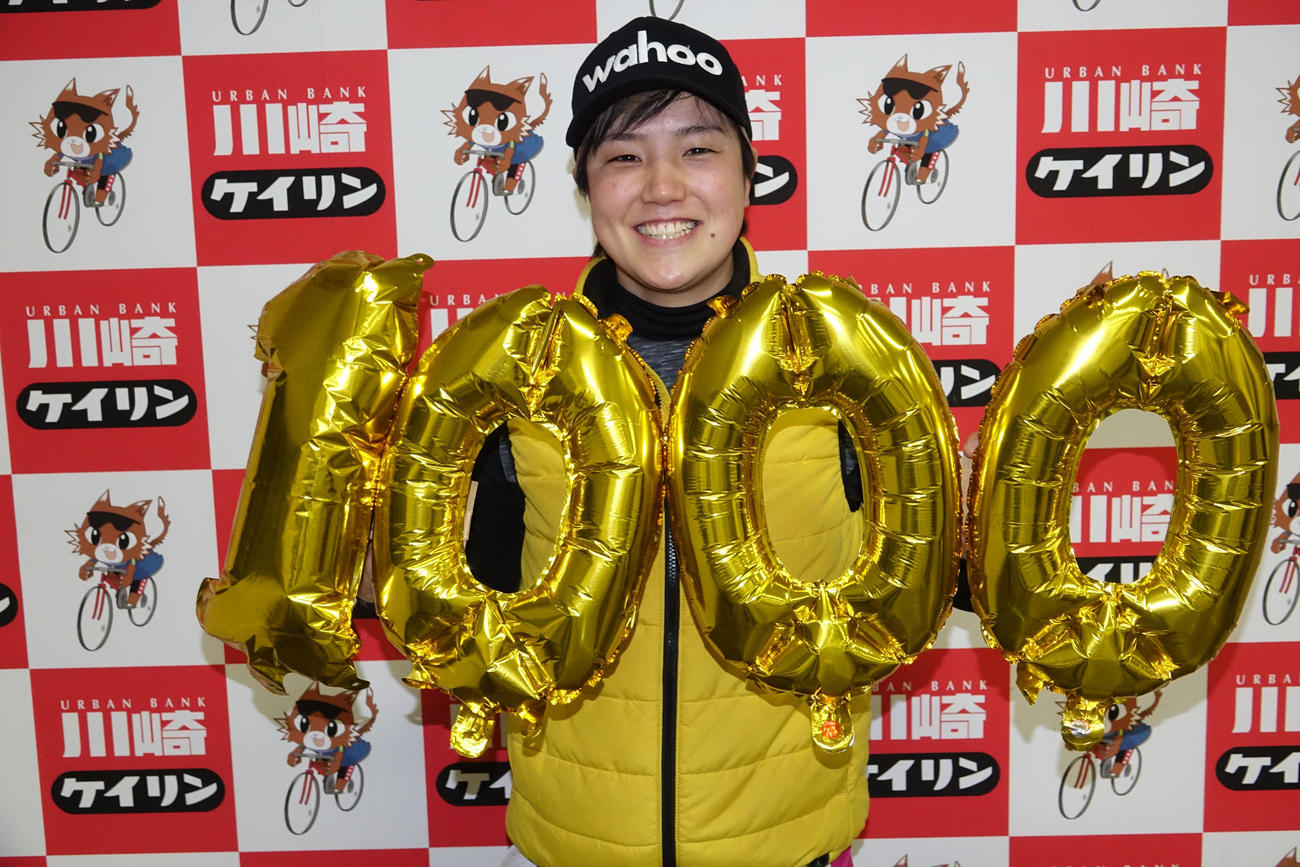 小林莉子がガールズ最多となる通算1000回出走を達成した