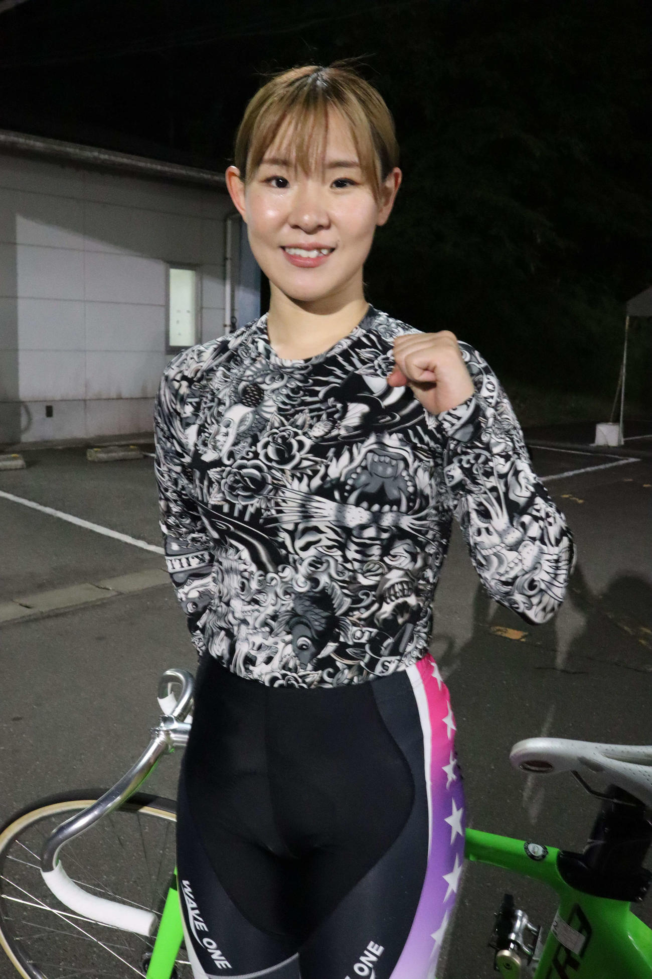 青木美優が今年初の確定板スタート（撮影・音無剛）