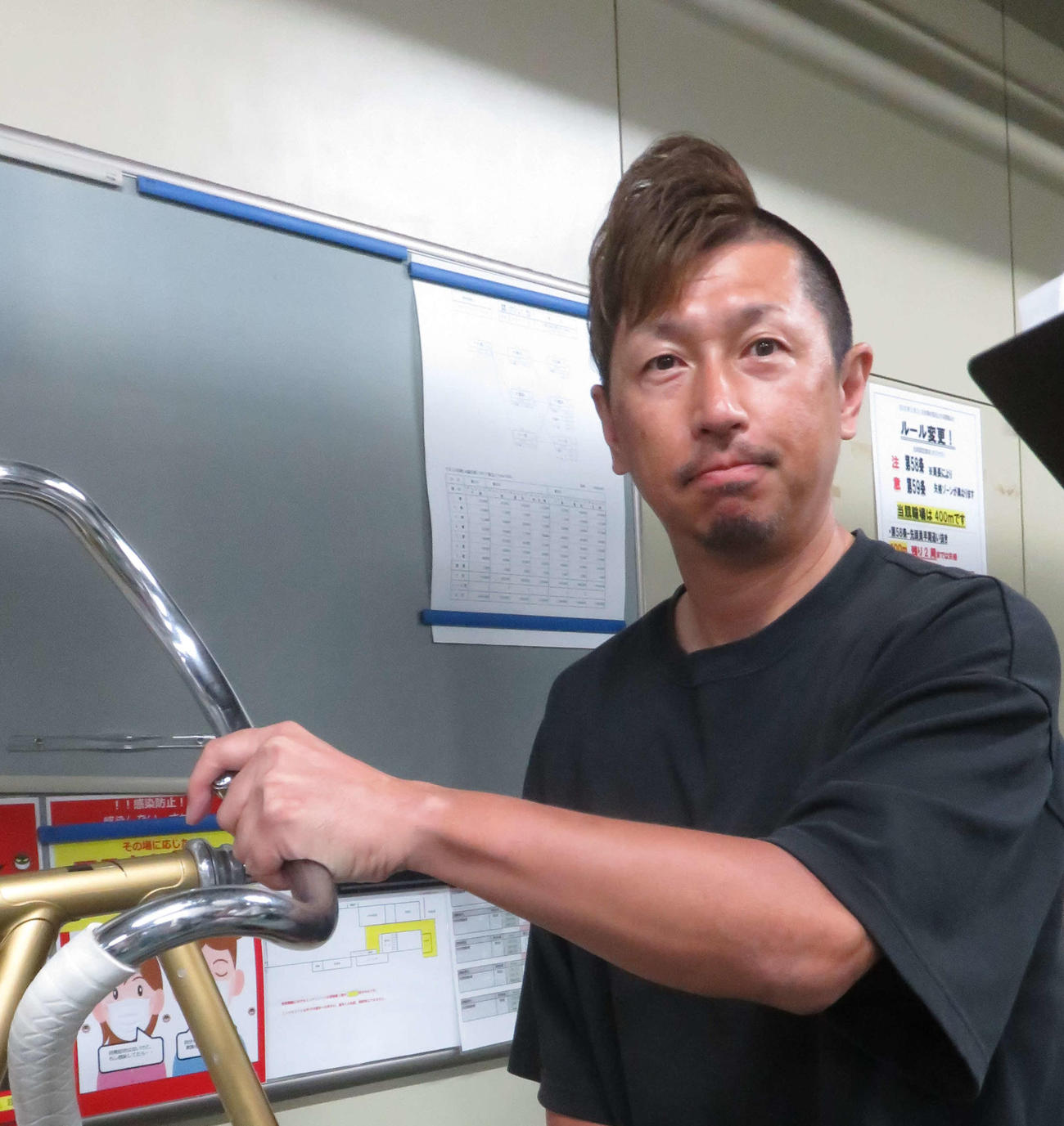 代謝危機を回避しようと張り切る高森圭介（撮影・野島成浩）