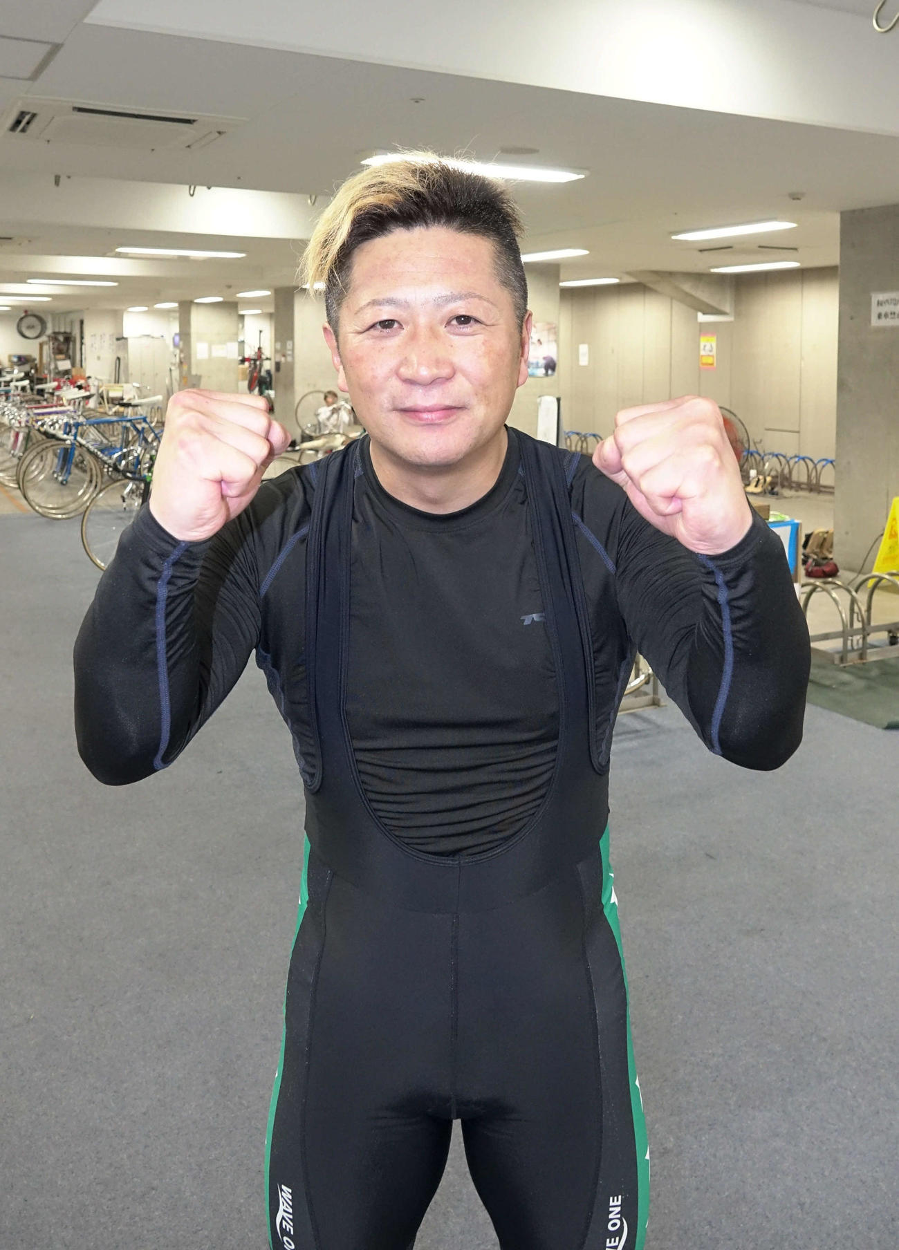 宇都宮バンクで逃げて2着に入った斎藤和也