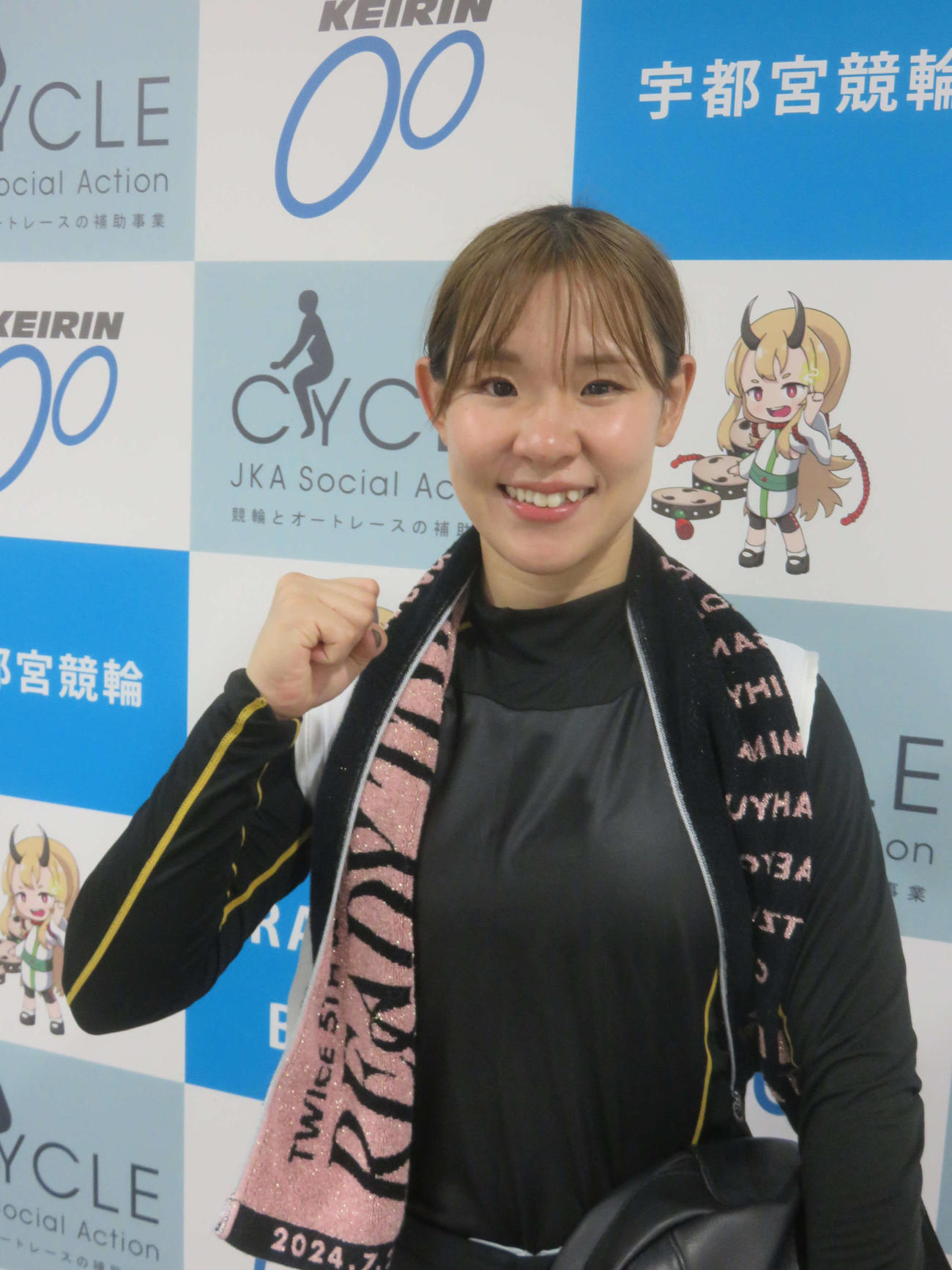 逆転での決勝進出を狙う地元の青木美優