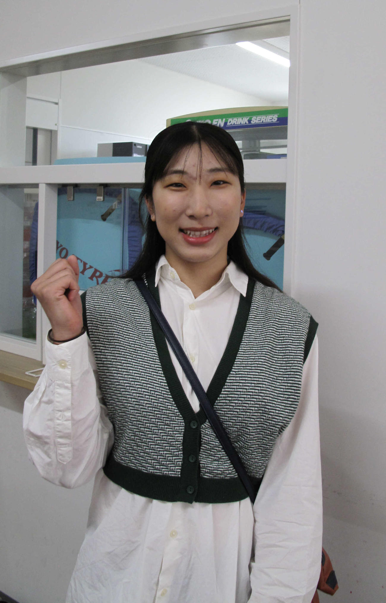 小林真矢香が初優勝のバンクで気持ちを新たに戦う（撮影：和田年弘）