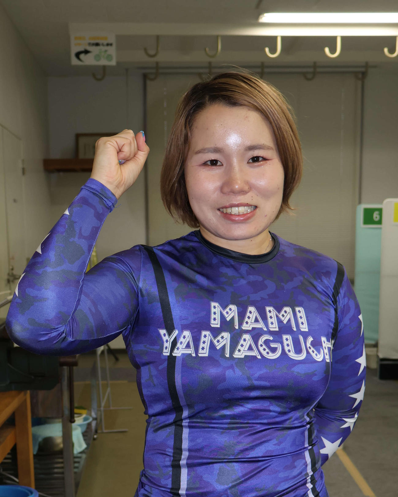 太田美穂が自慢のパワーで圧倒する