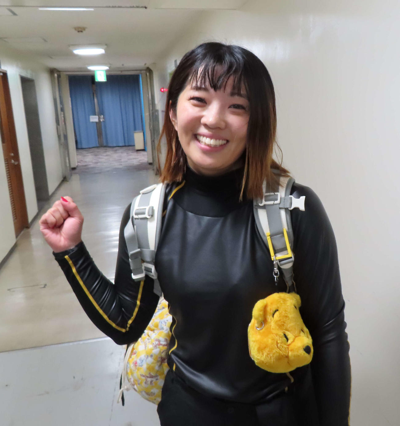 大阪の勢いを示そうと張り切る松井優佳
