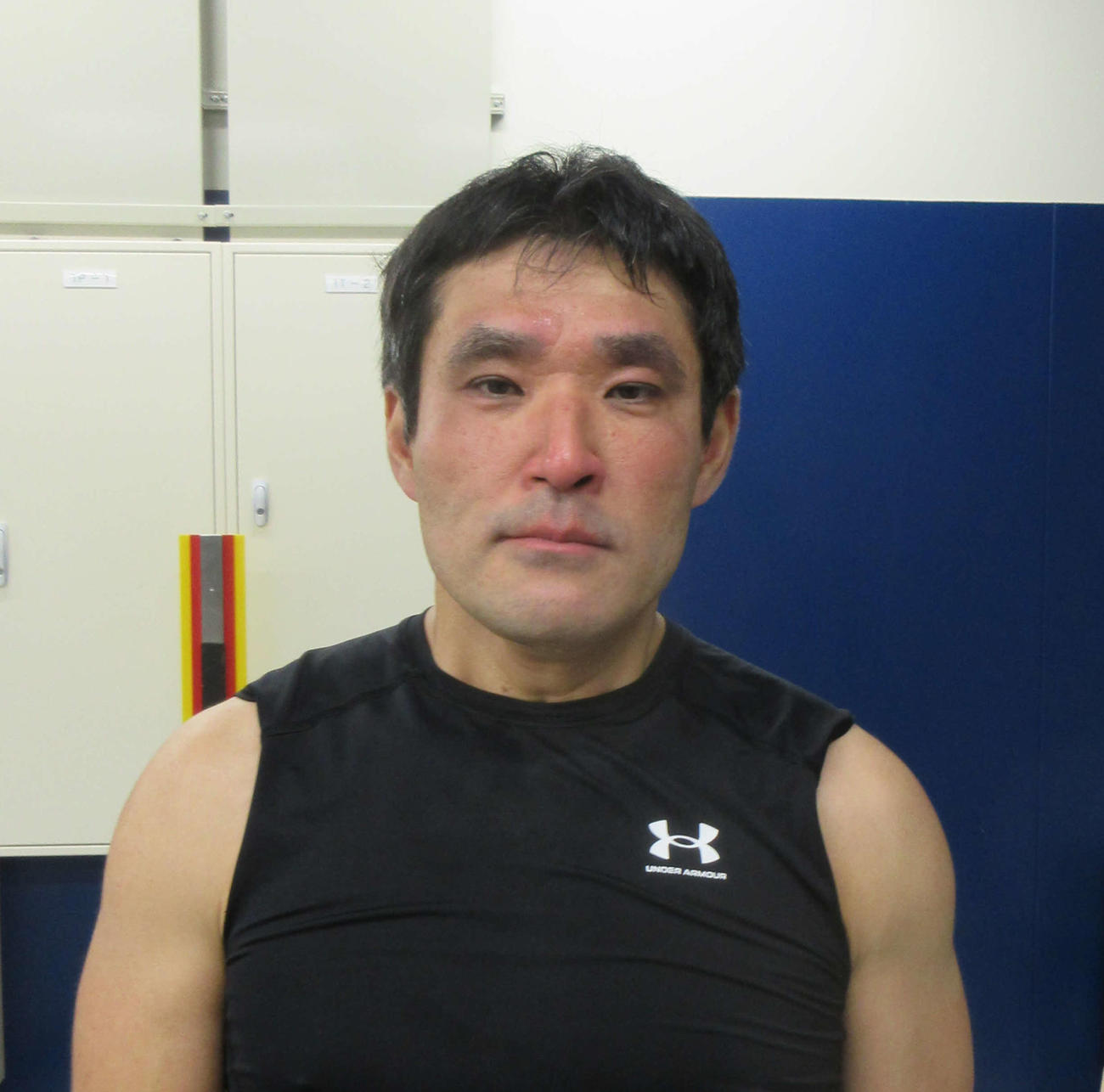 内村竜也が次回地元戦に向けて勢いを付ける勝利を決めた（撮影・和田年弘）
