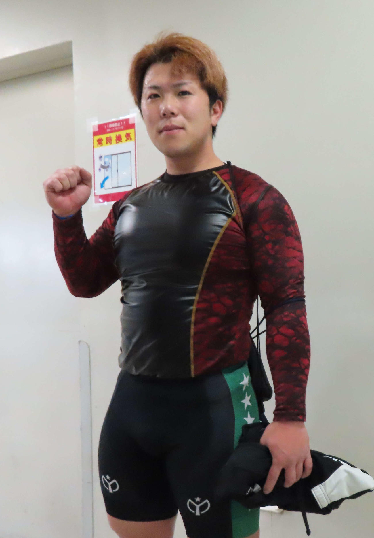 5場所連続の決勝進出へ意気込む川上隆義（撮影・野島成浩）