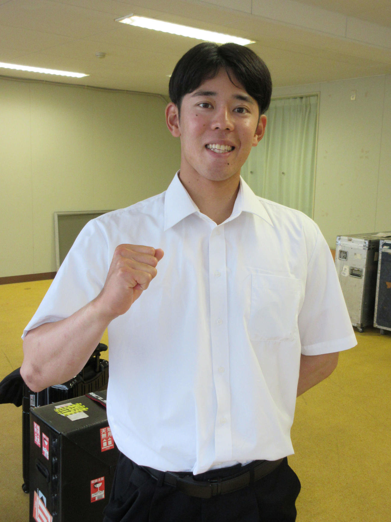 ルア6R、初の決勝進出を目指す、新垣慶晃の気合の走りに注目だ。