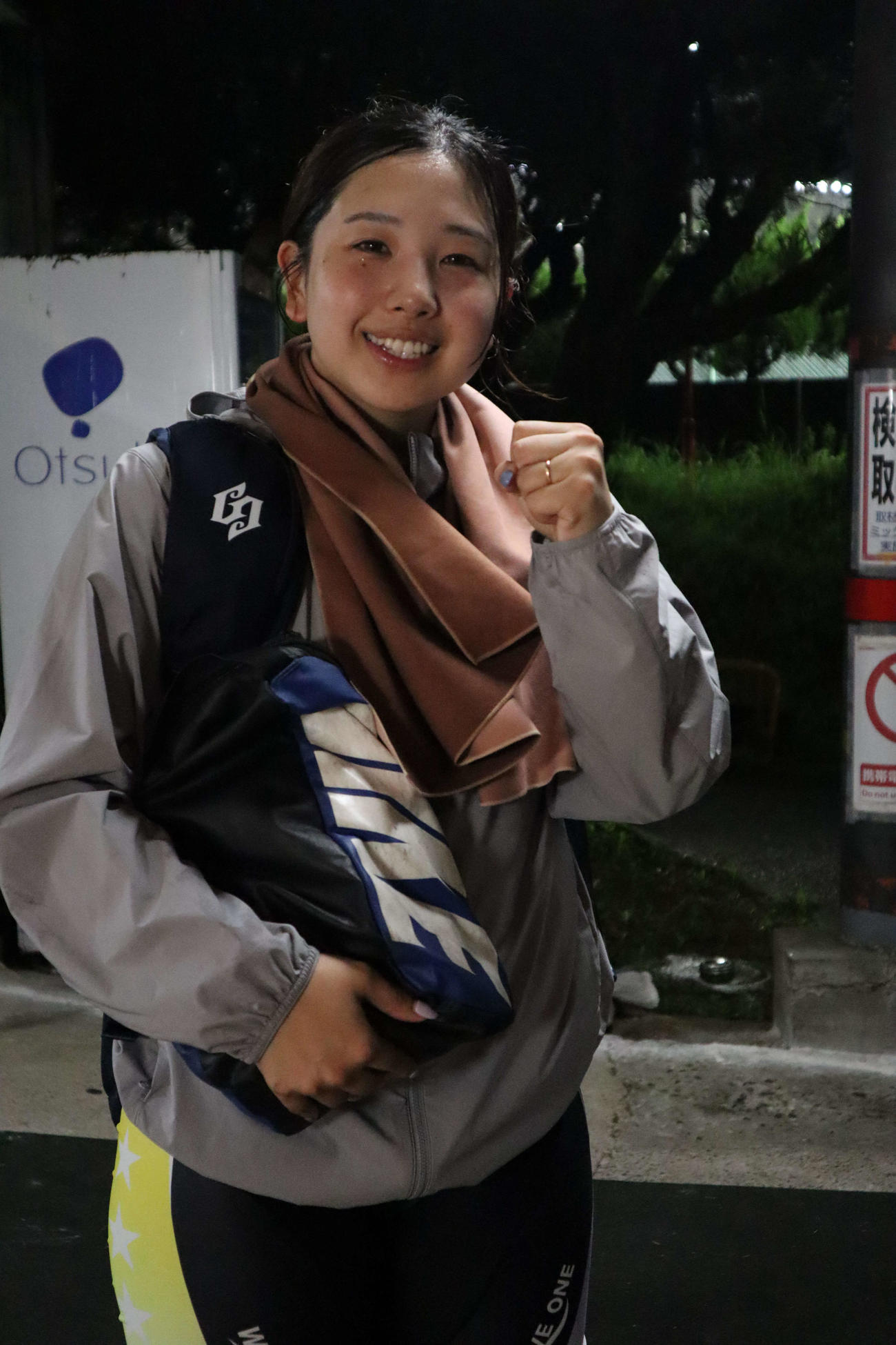 岩崎ゆみこは久々の逃げ切りに笑顔（撮影・音無剛）