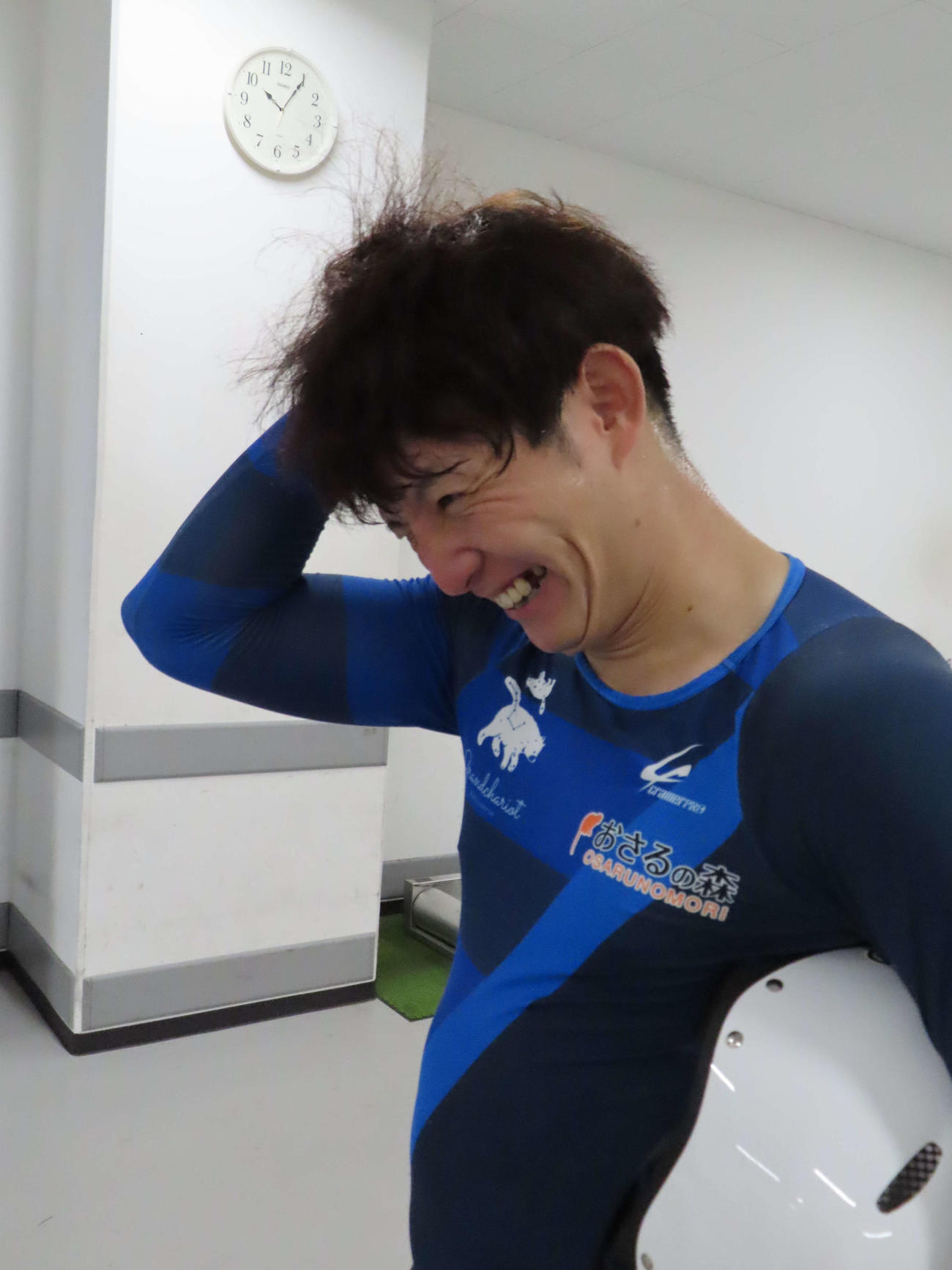 原田峻治は思い通りのレースができず悔しそうな表情