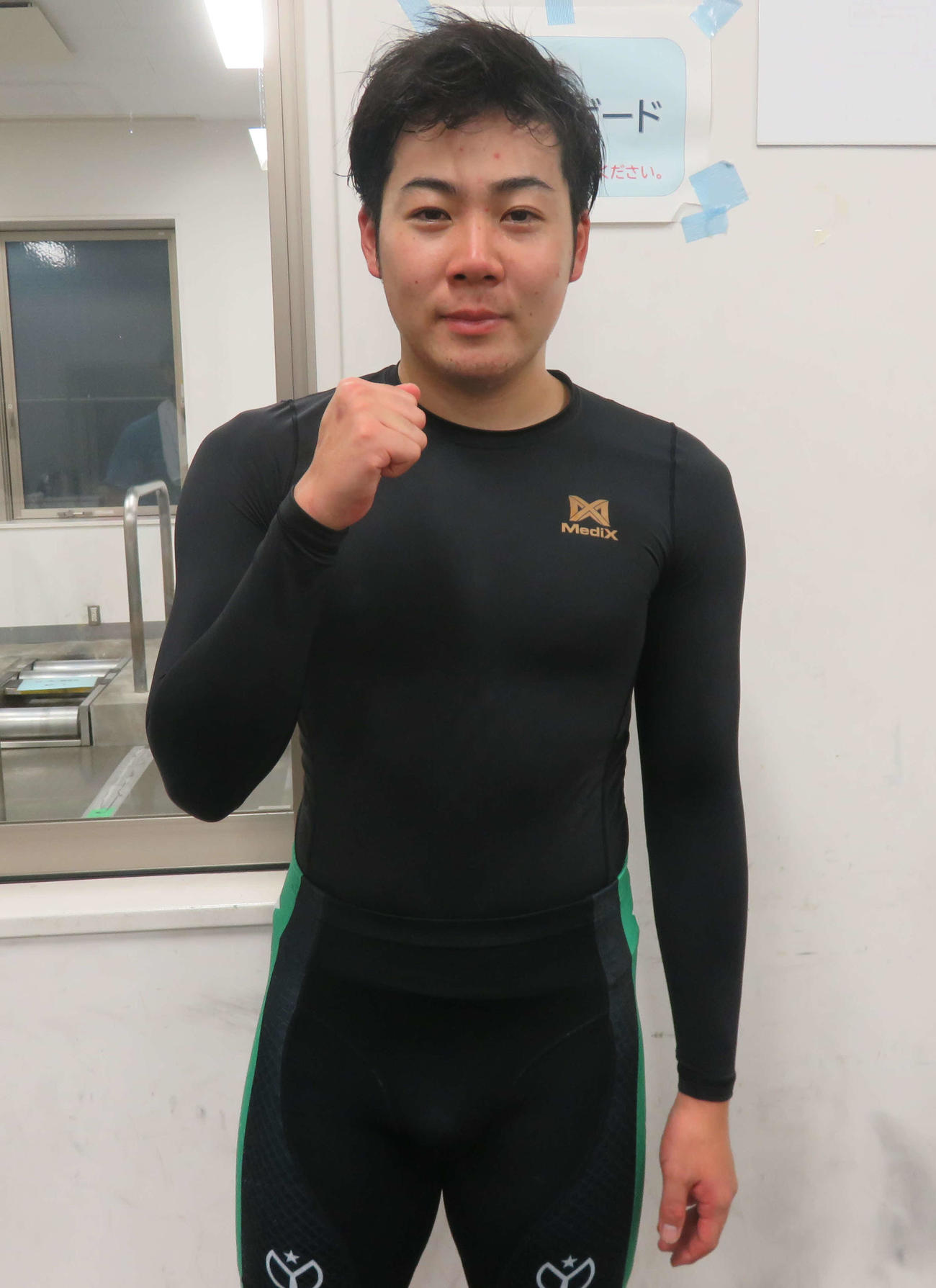 新ウエアの効果もあって連勝で決勝進出の枝村弘樹