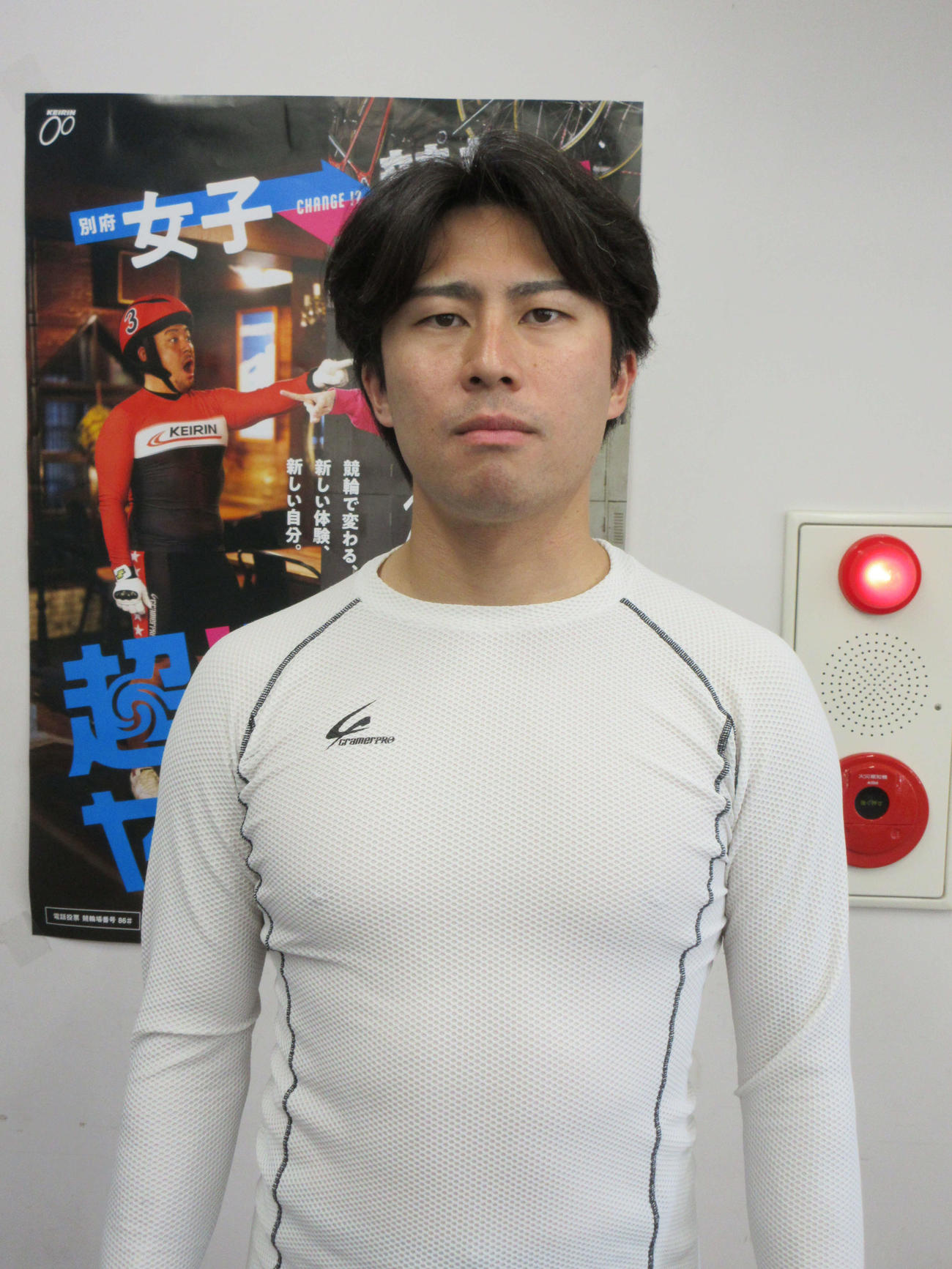 特選9R、選手になって初登場の栗本武典だが、思い出深いバンクで全力投球を約束だ