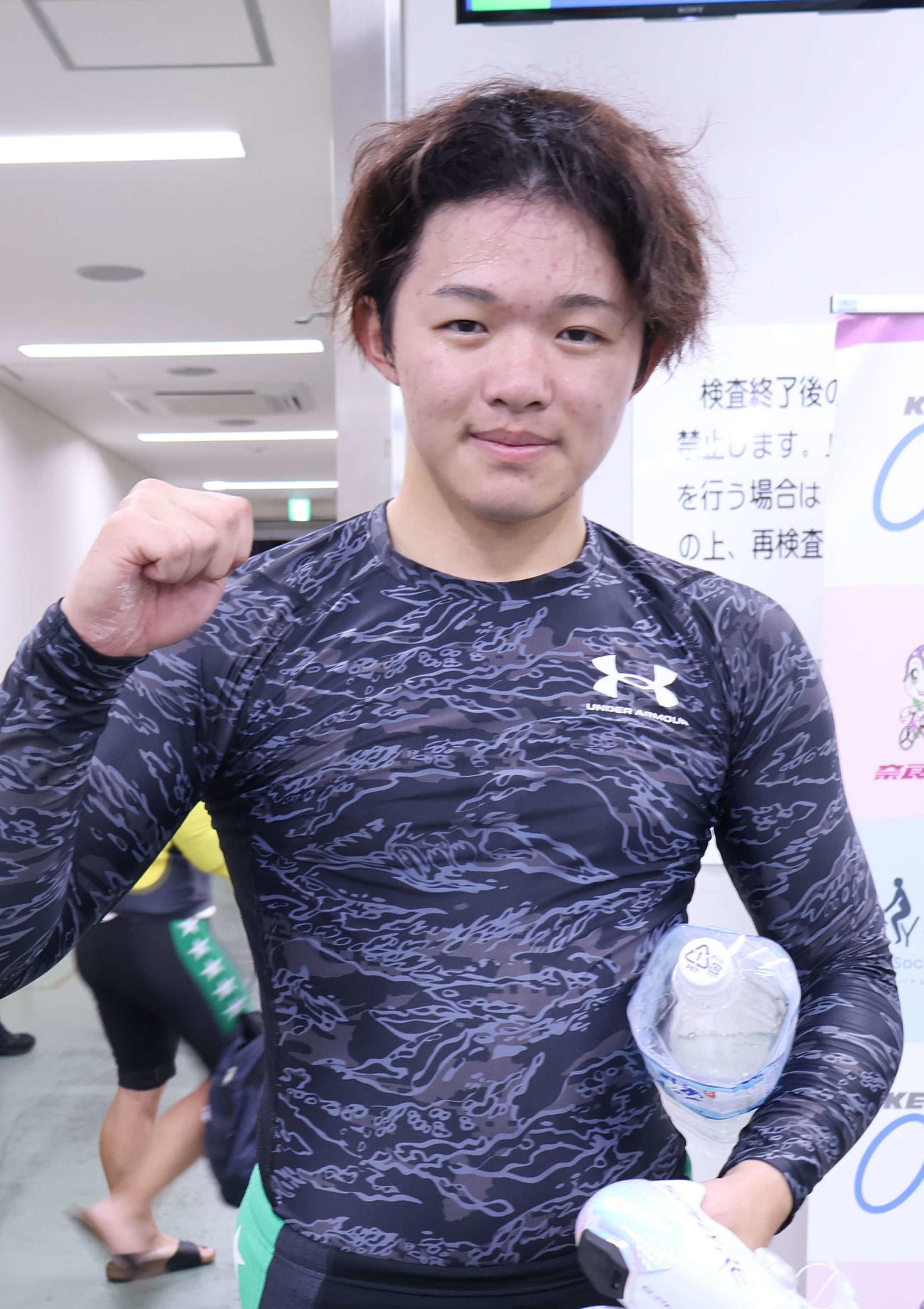 大塚城が自力バトル制圧に挑む（撮影・山田敏明）