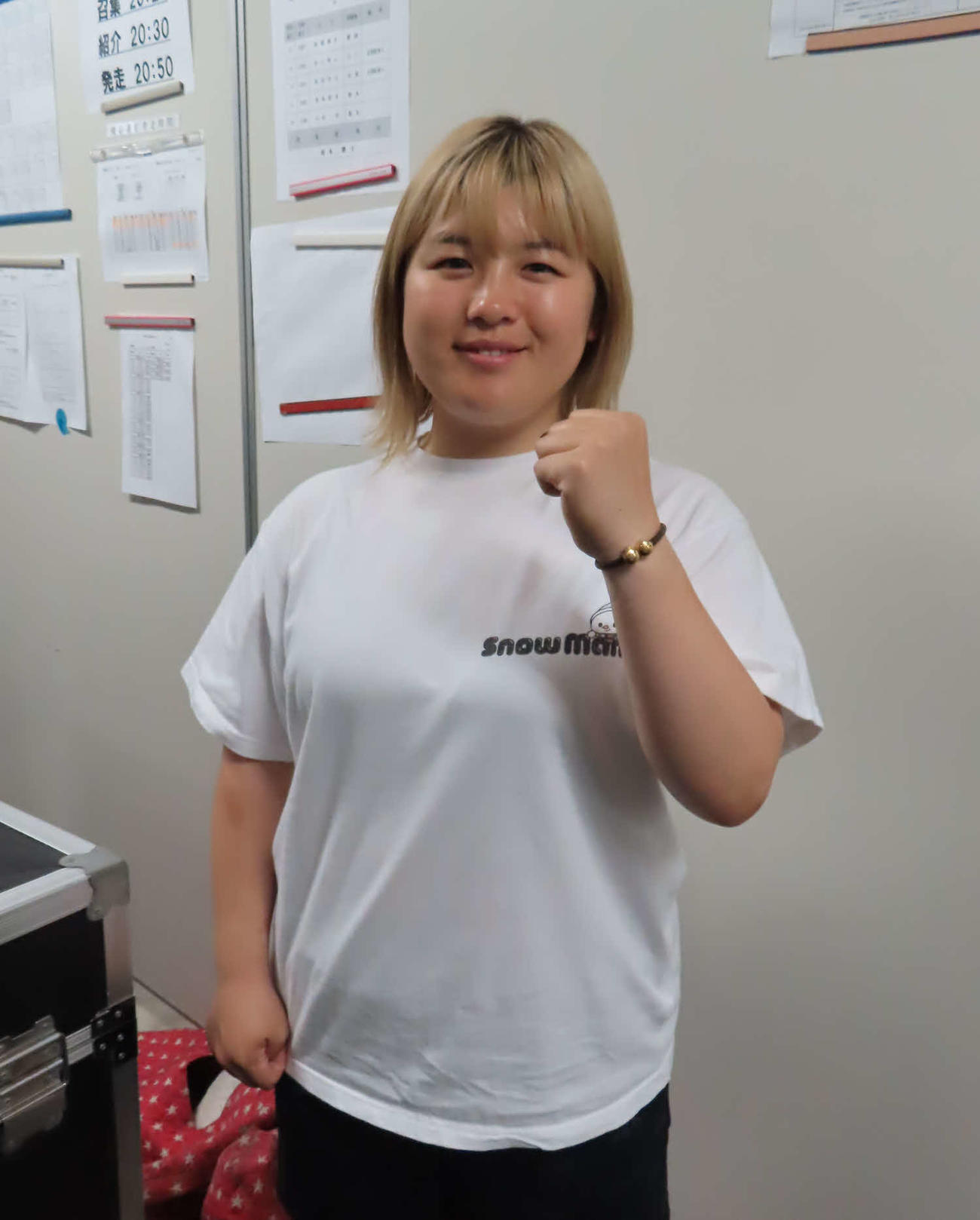 宇都宮競輪　勢いづいて登場する国村美留莉（撮影・野島成浩）