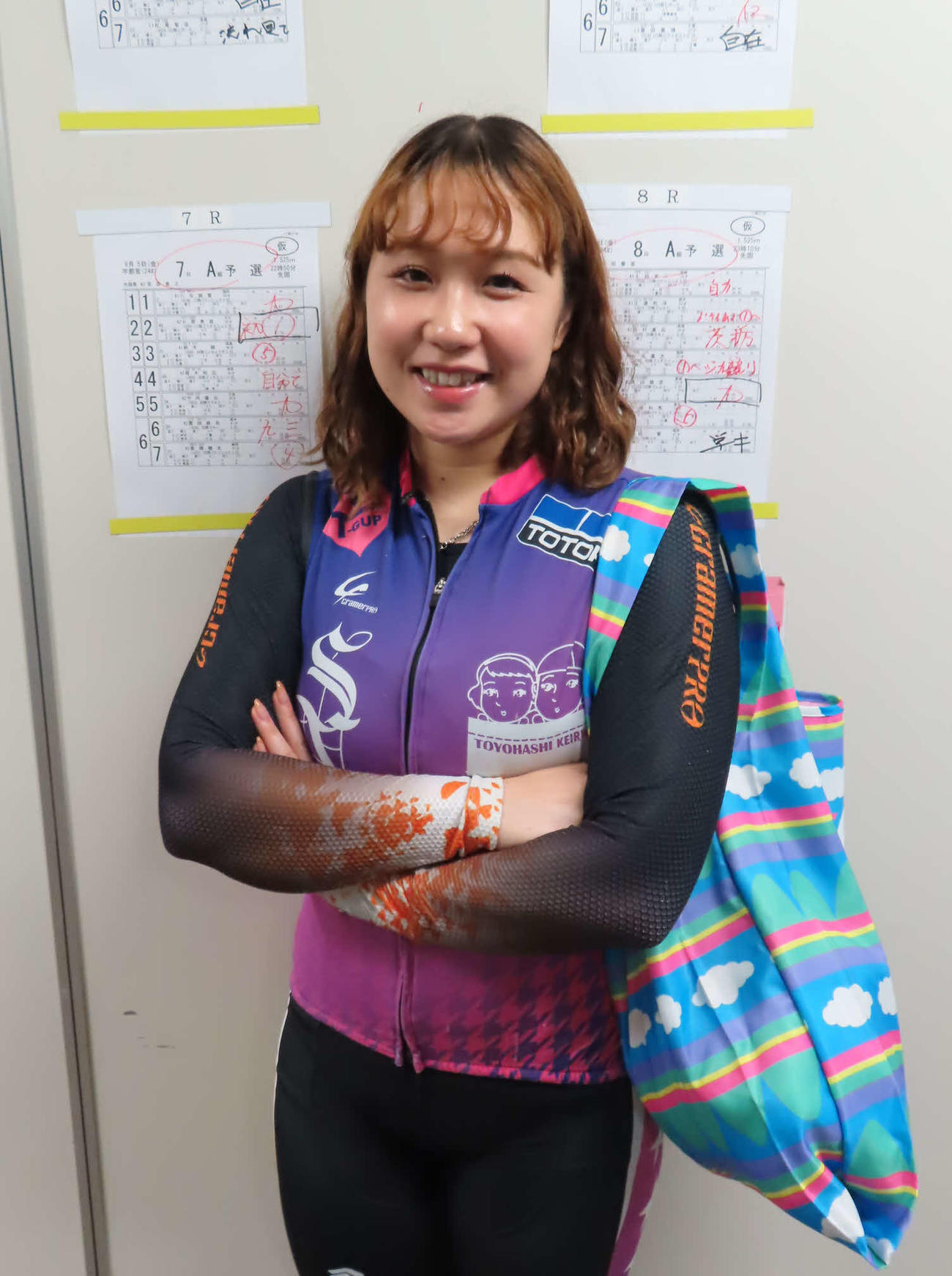 宇都宮競輪　杉浦菜留が競走得点トップでシリーズリーダーを担う（撮影・野島成浩）