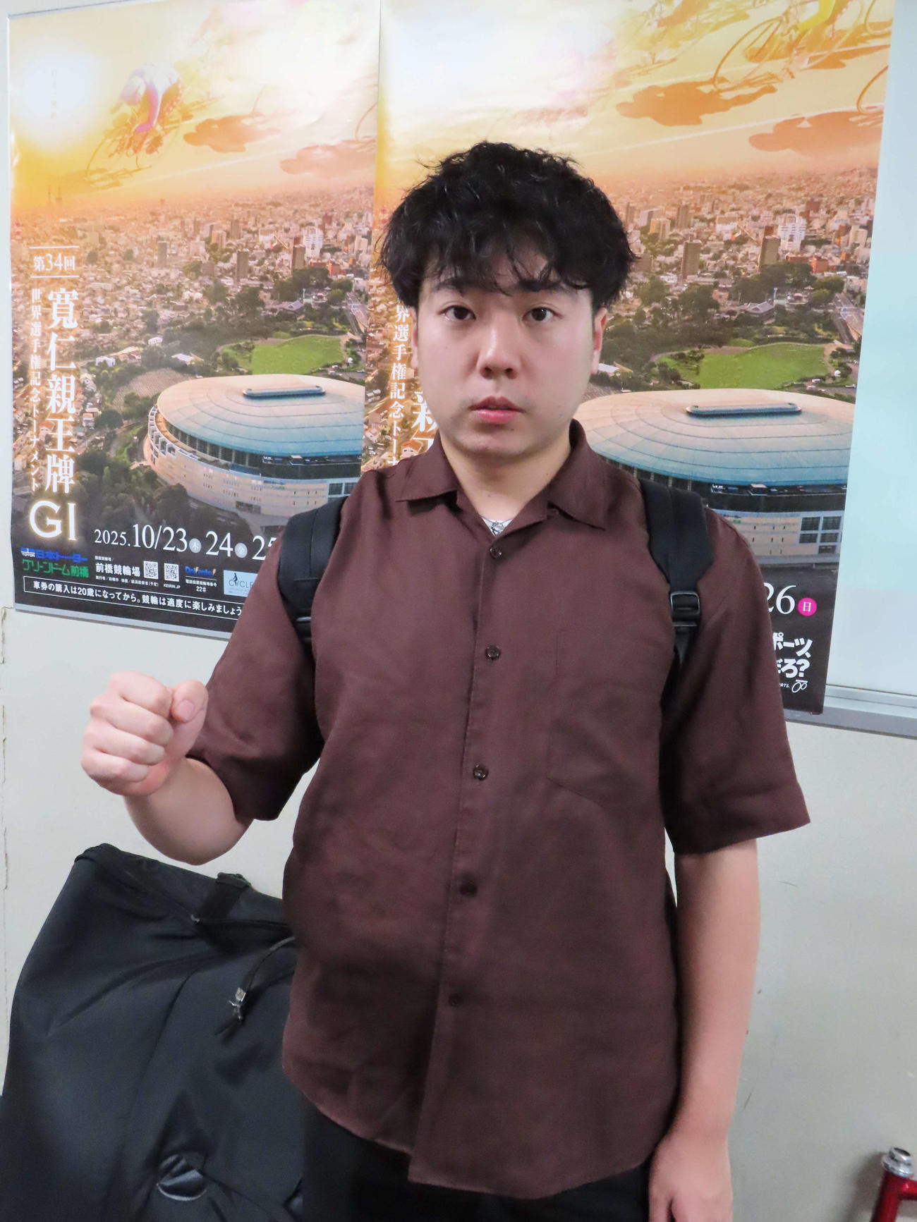 復帰戦に臨む池田伍功羽