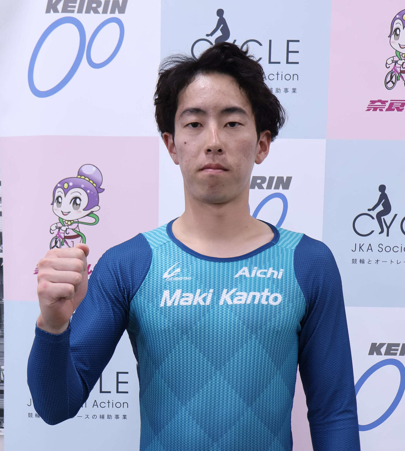 真木寛斗が前回Vの勢いで激走する（撮影・山田敏明）