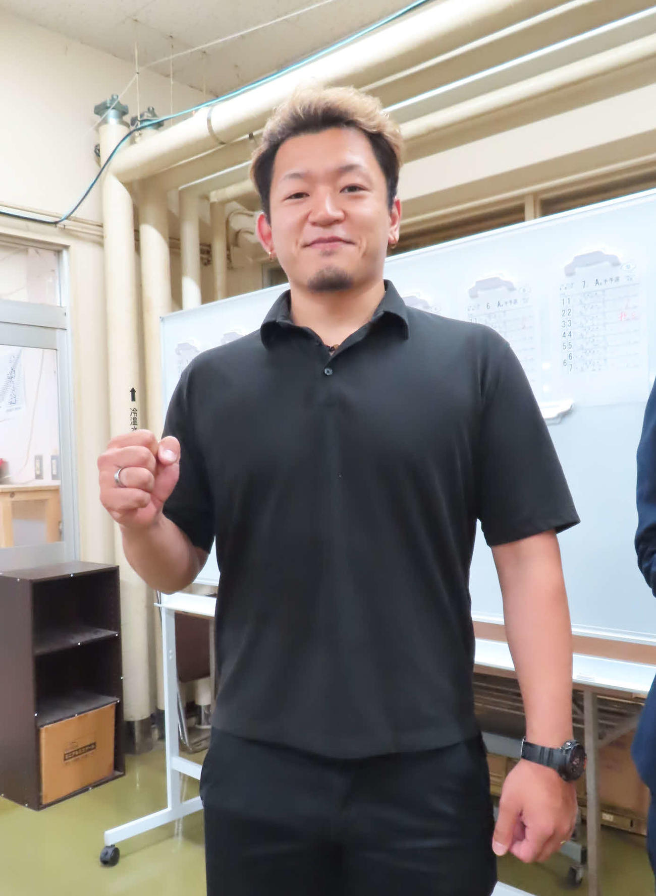 競走得点アップへ意気込む中里福太郎（撮影・野島成浩）